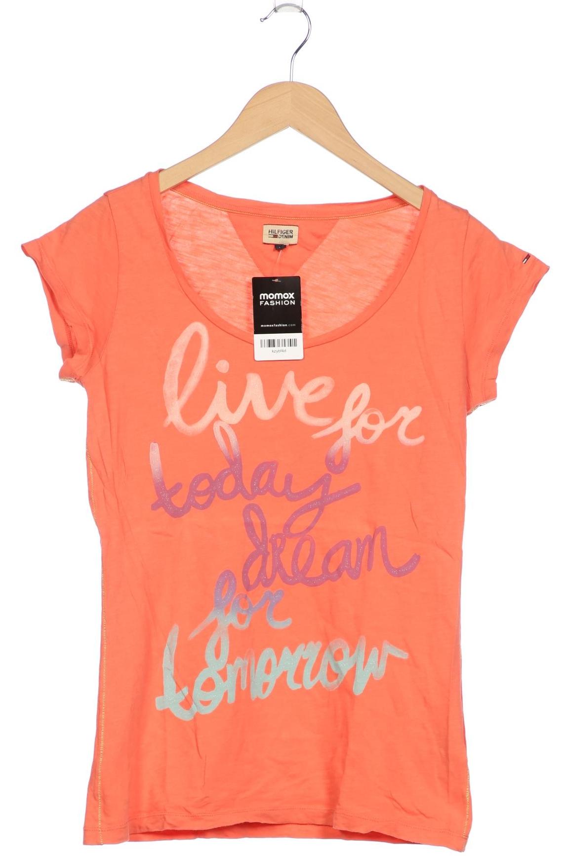 

Hilfiger Denim Damen T-Shirt, orange, Gr. 42