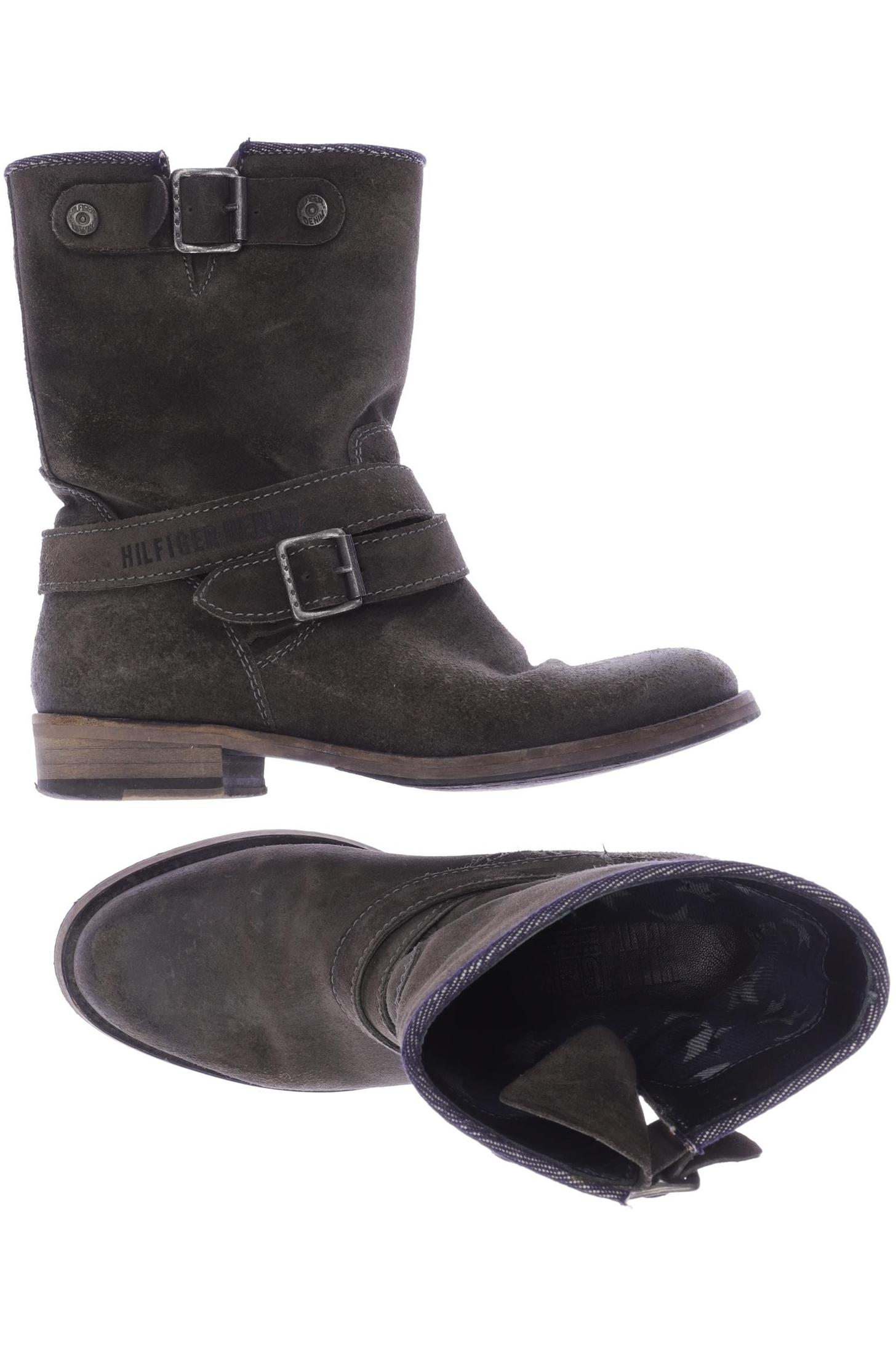 

Hilfiger Denim Damen Stiefel, grün, Gr. 37