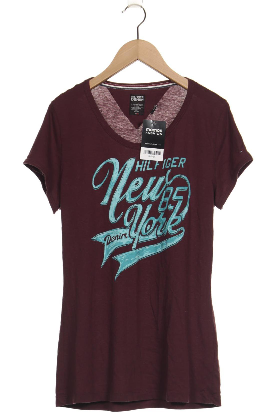 

Hilfiger Denim Damen T-Shirt, bordeaux, Gr. 44