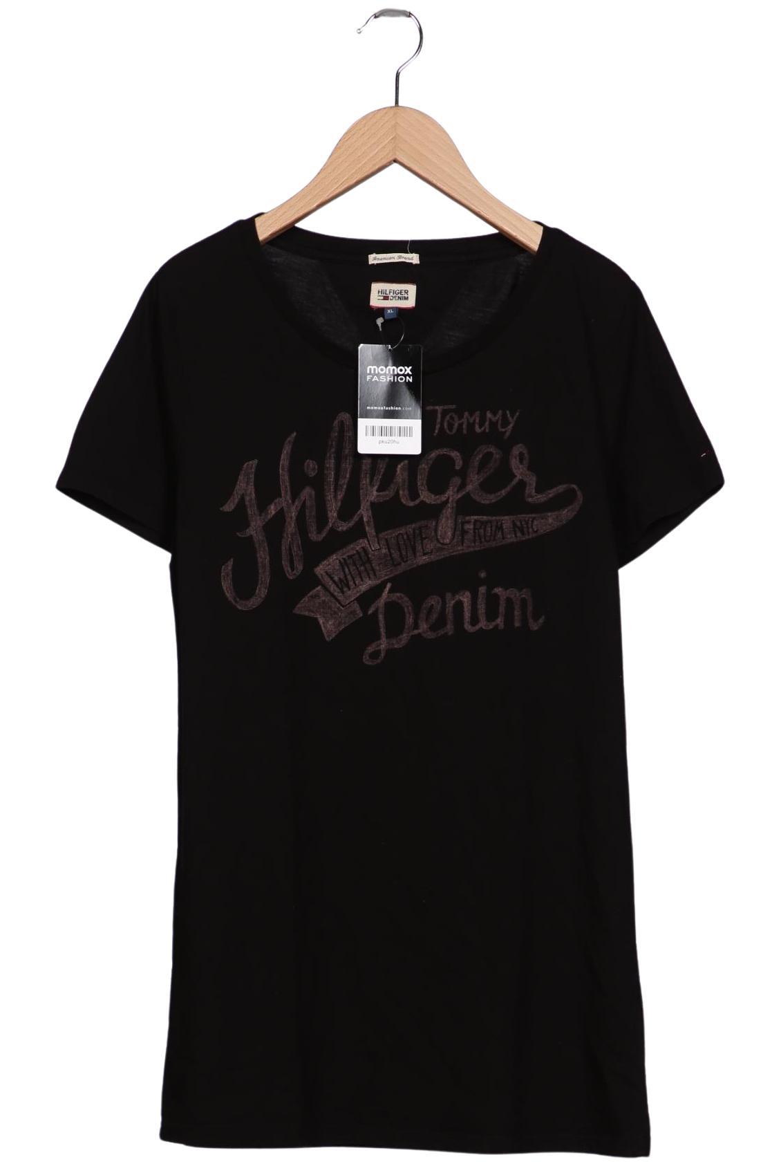 

Hilfiger Denim Damen T-Shirt, schwarz, Gr. 44
