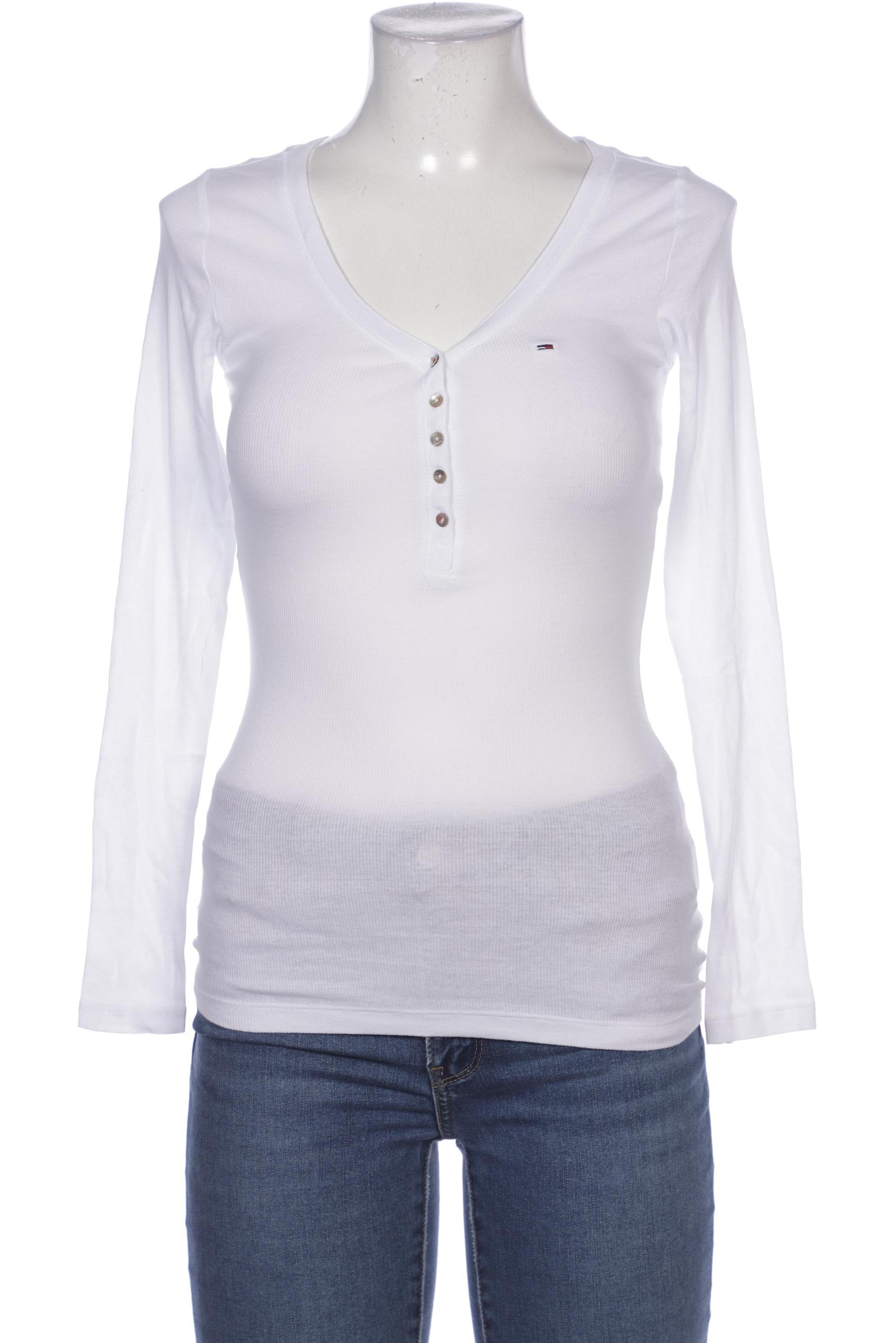 

Hilfiger Denim Damen Langarmshirt, weiß, Gr. 36