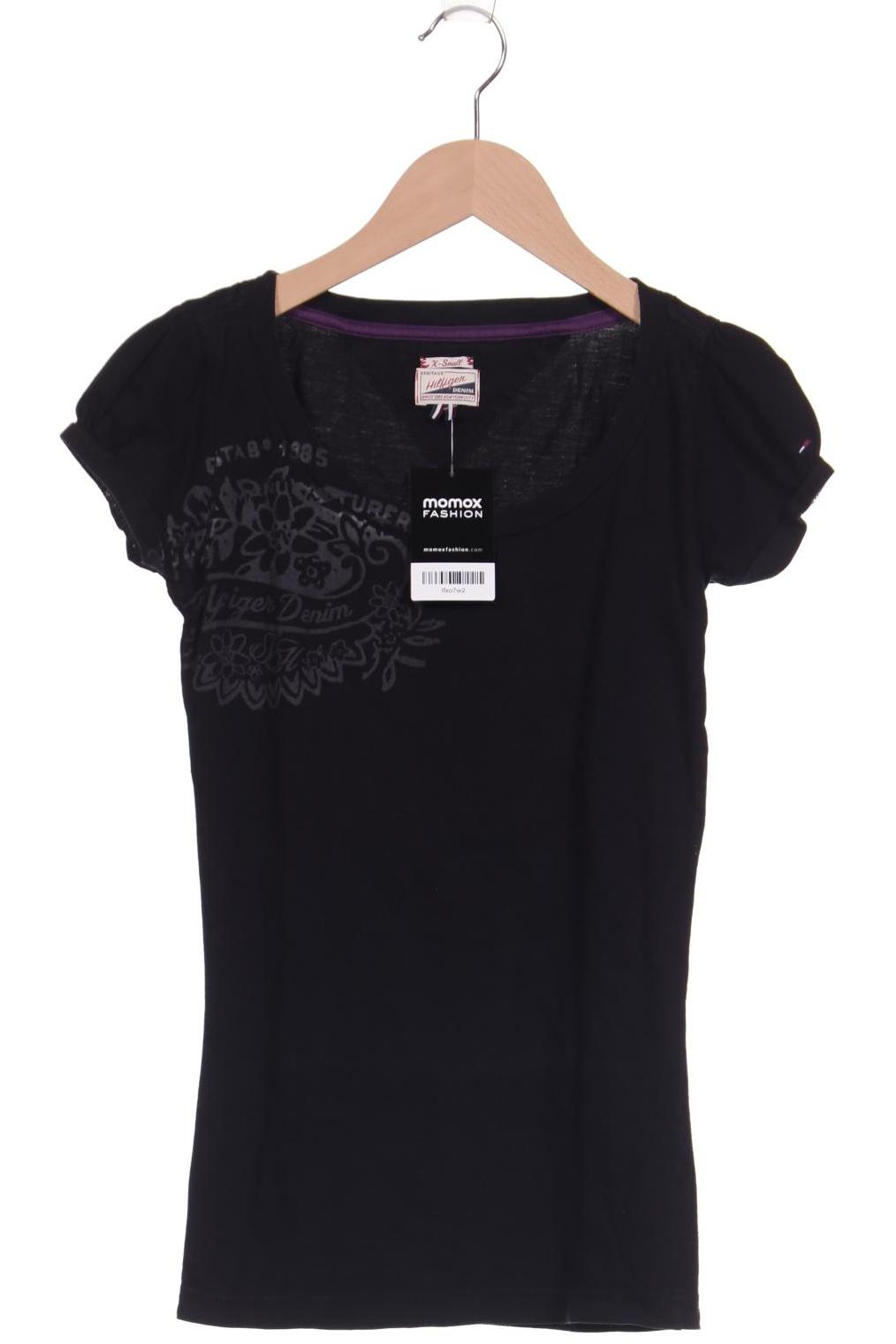 

HILFIGER DENIM Damen T-Shirt, schwarz