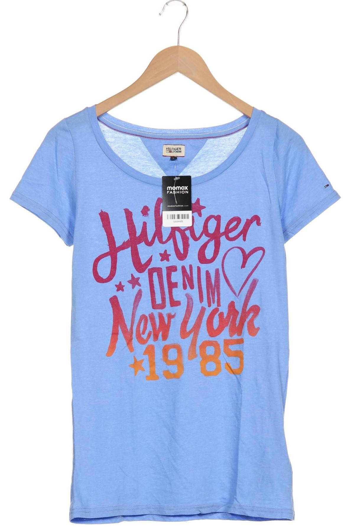 

Hilfiger Denim Damen T-Shirt, blau, Gr. 42