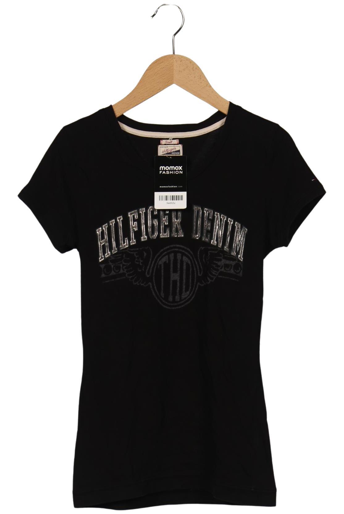 

Hilfiger Denim Damen T-Shirt, schwarz, Gr. 36