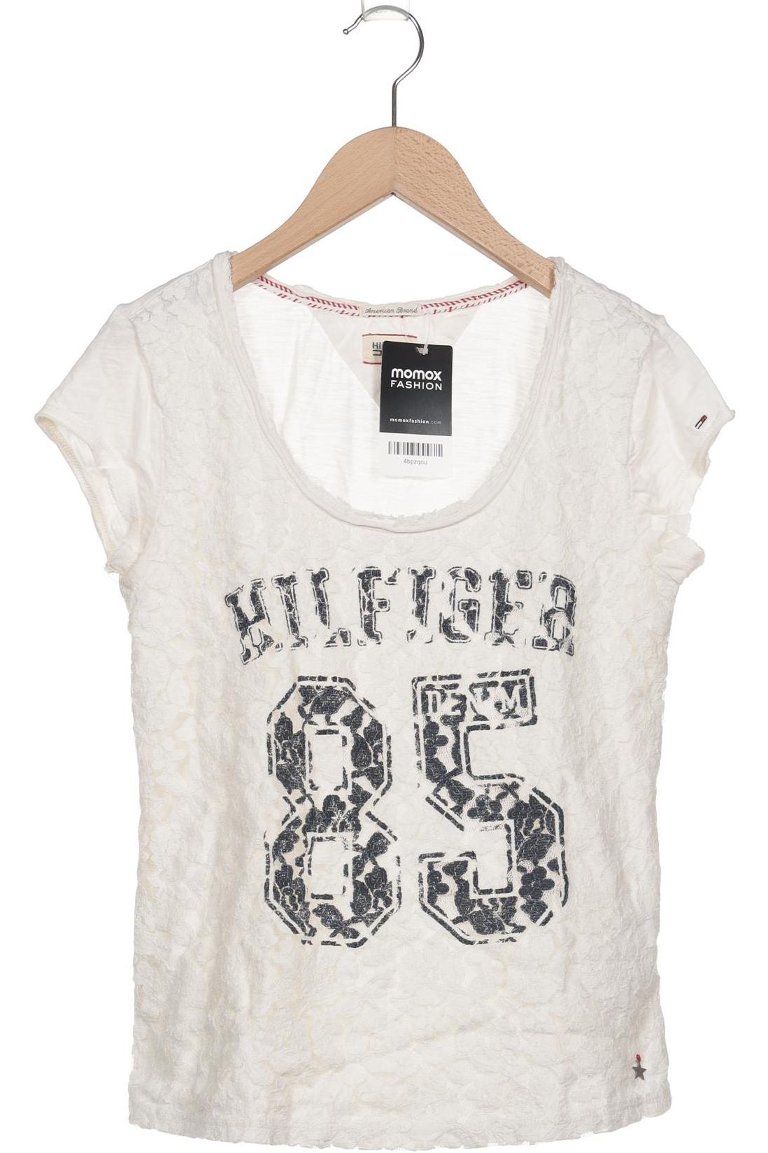 

Hilfiger Denim Damen T-Shirt, cremeweiß, Gr. 36
