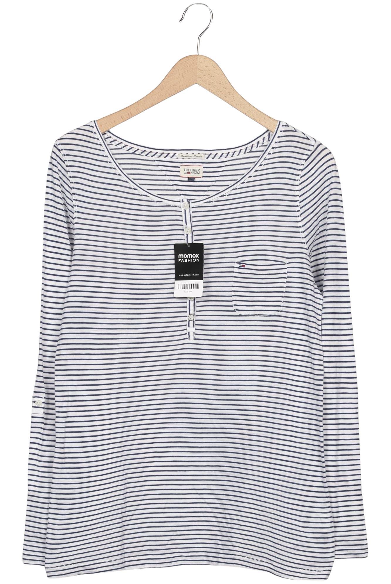 

Hilfiger Denim Damen Langarmshirt, mehrfarbig, Gr. 42