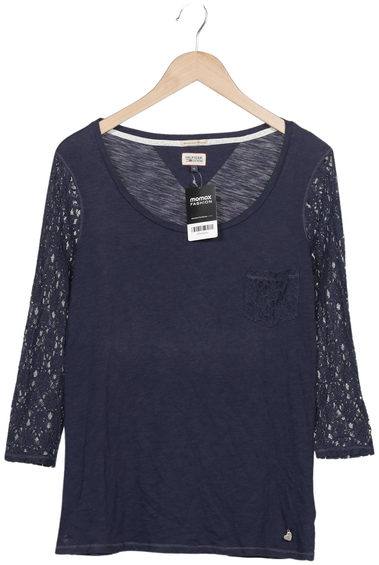 

Hilfiger Denim Damen Langarmshirt, marineblau, Gr. 44