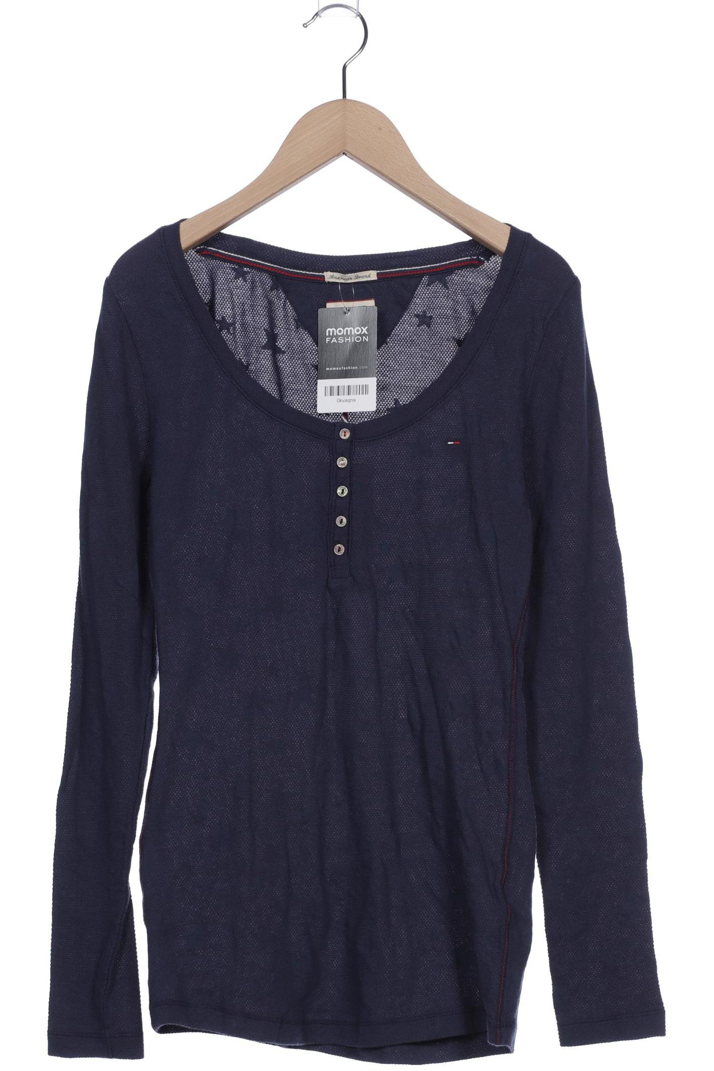 

Hilfiger Denim Damen Langarmshirt, blau, Gr. 38