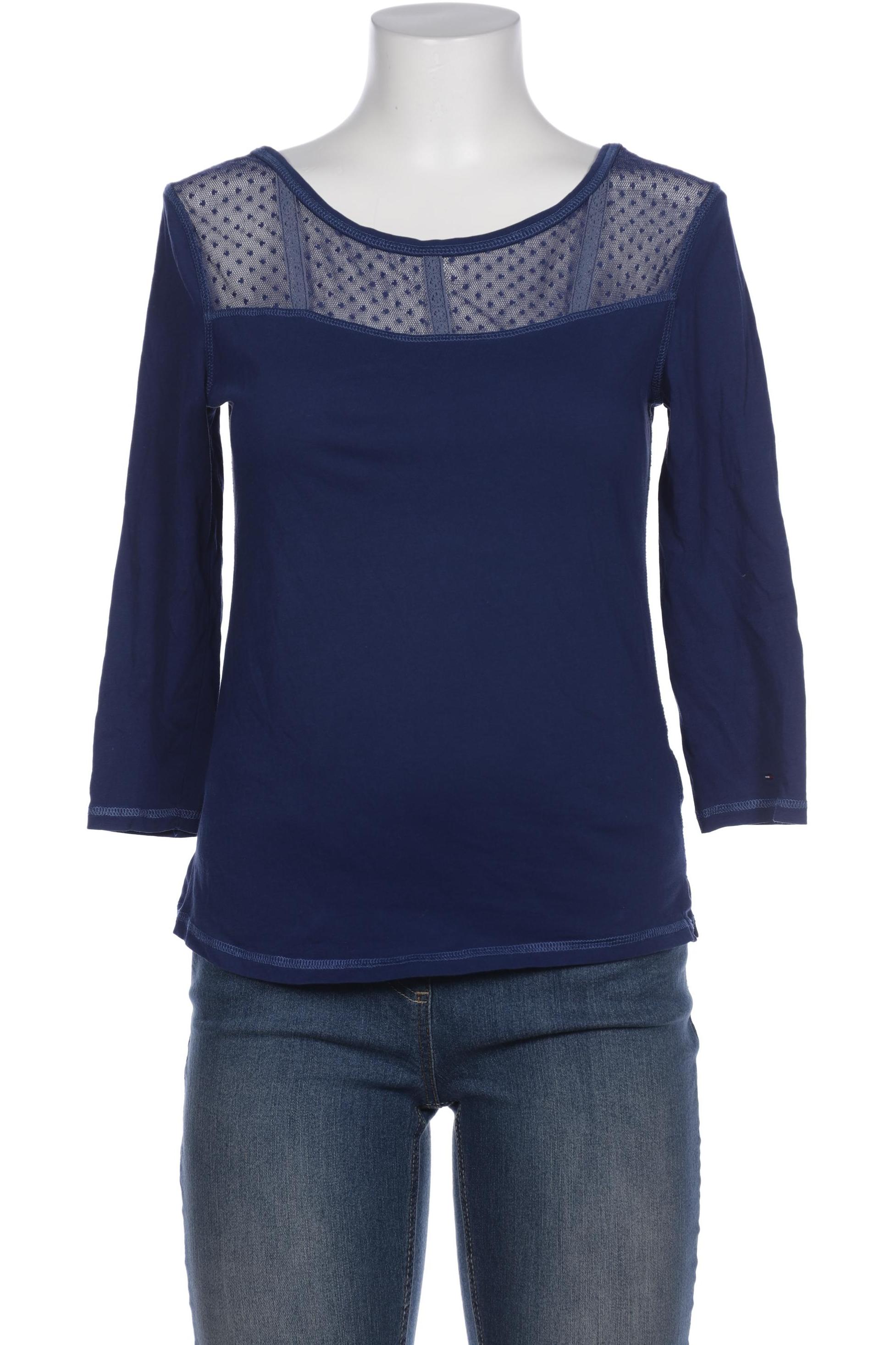 

Hilfiger Denim Damen Langarmshirt, blau, Gr. 38