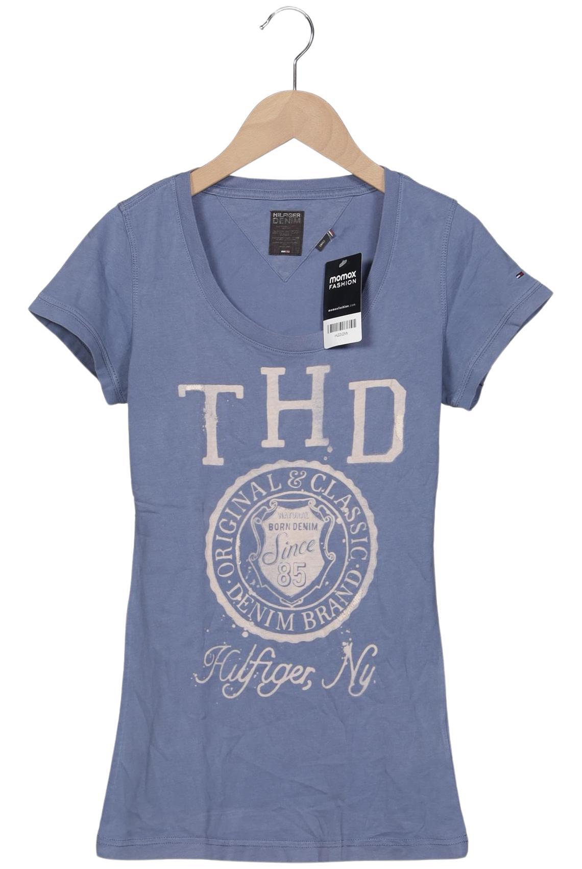 

Hilfiger Denim Damen T-Shirt, hellblau, Gr. 36