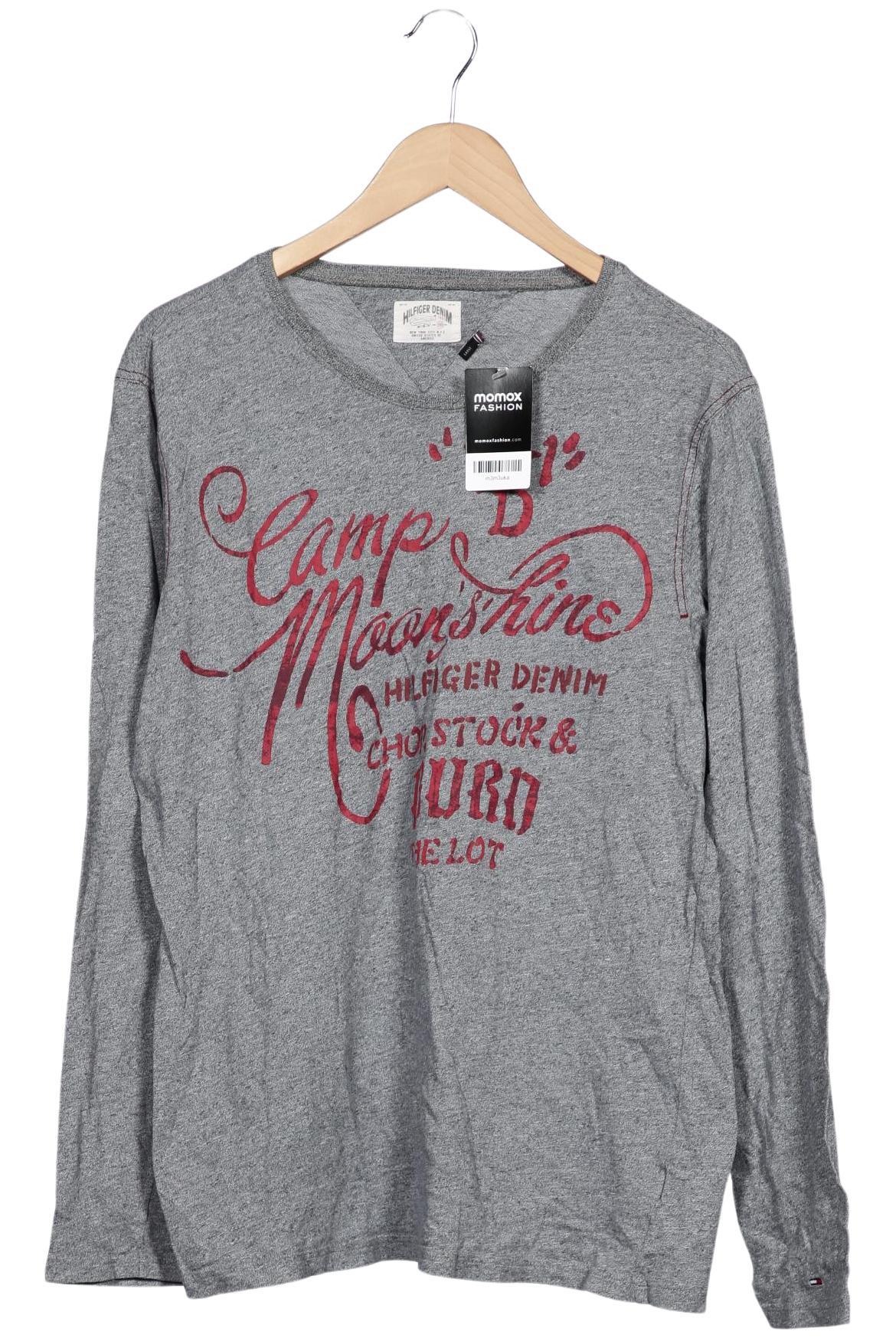 

Hilfiger Denim Damen Langarmshirt, grau, Gr. 42