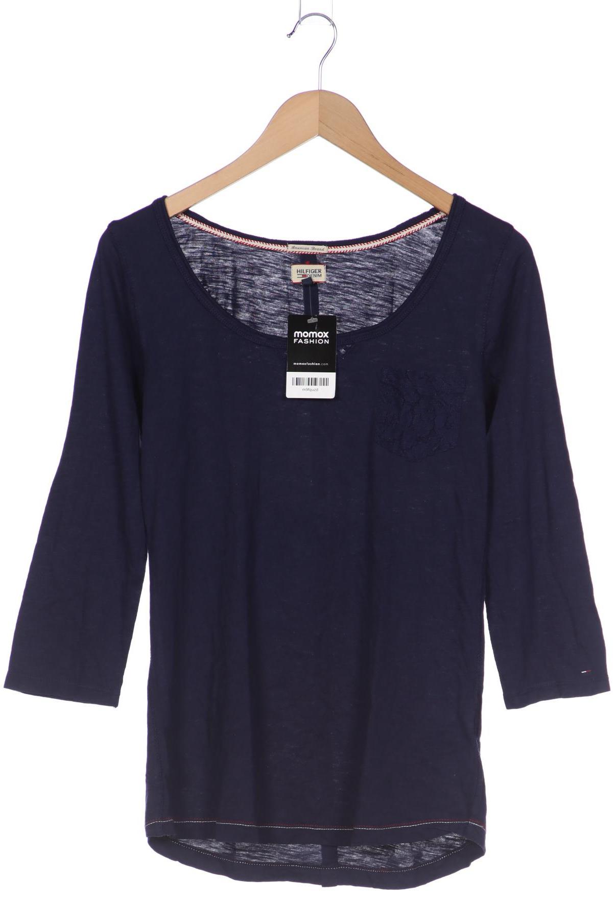 

HILFIGER DENIM Damen Langarmshirt, marineblau
