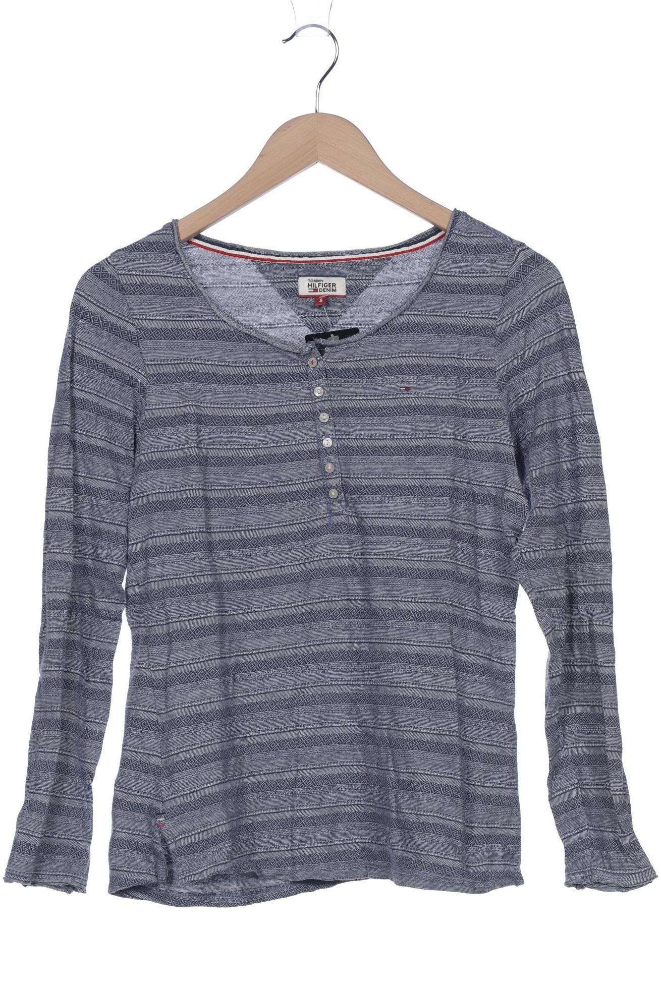 

HILFIGER DENIM Damen Langarmshirt, marineblau