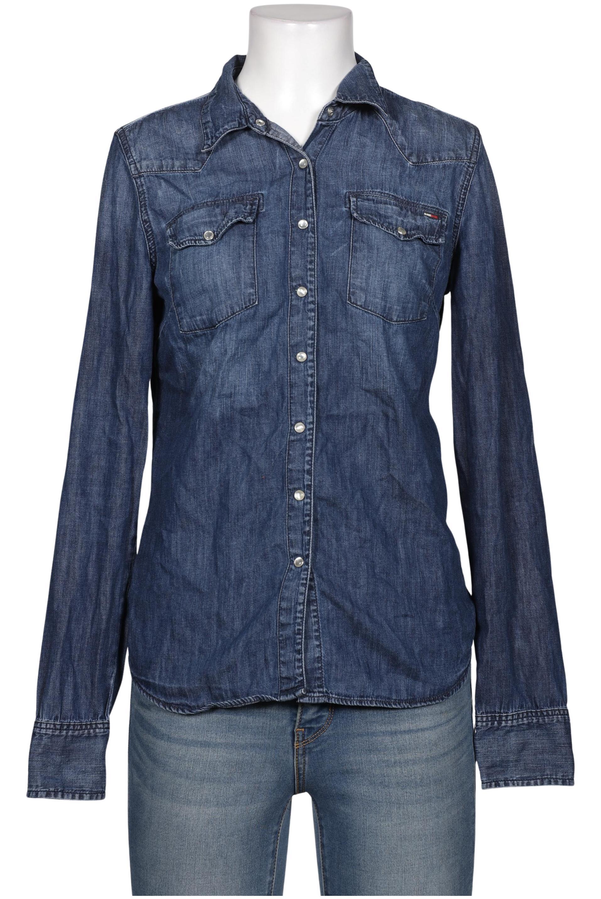 

Hilfiger Denim Damen Bluse, blau, Gr. 36