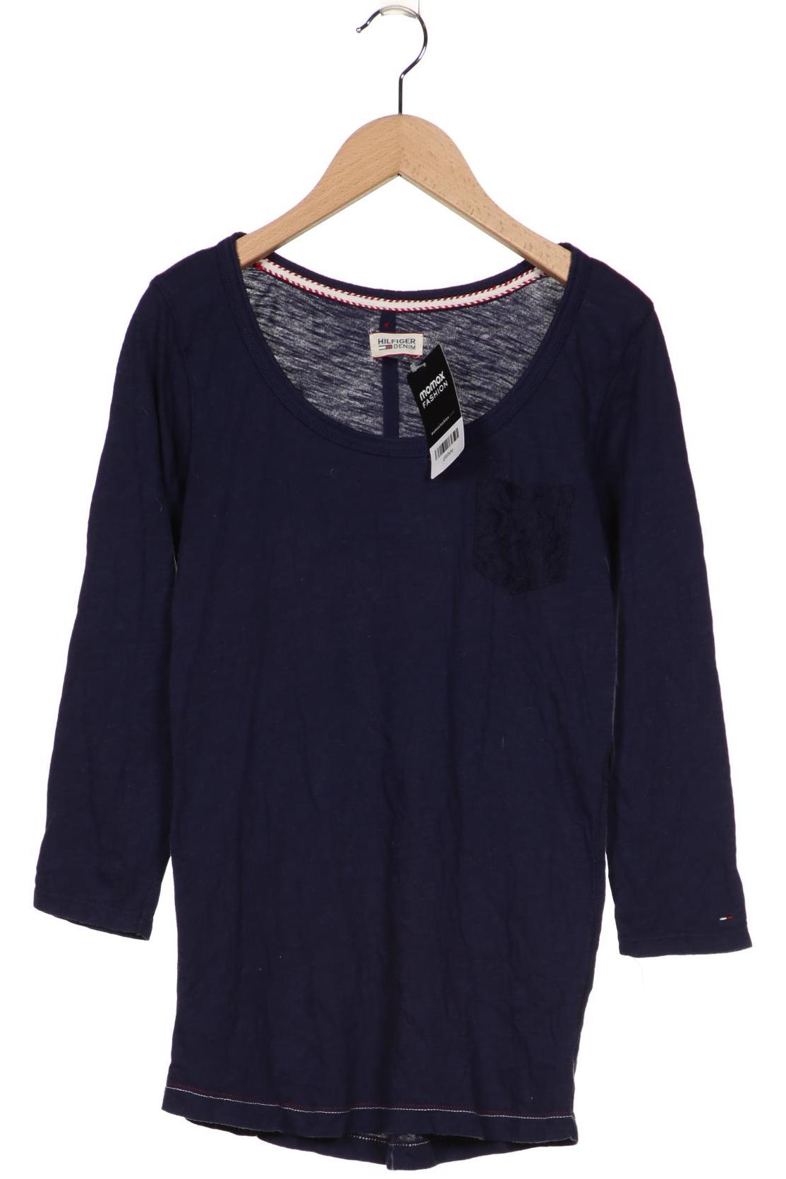 

HILFIGER DENIM Damen Langarmshirt, marineblau