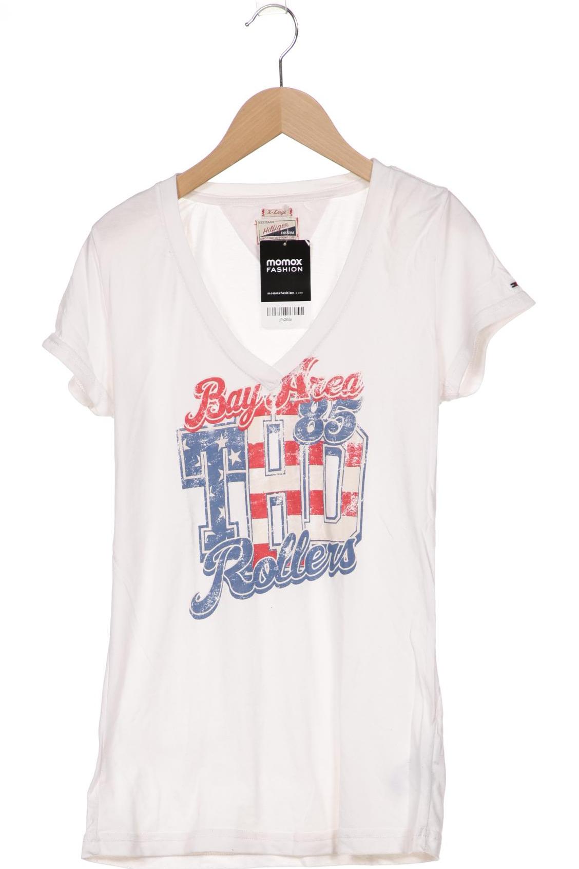 

HILFIGER DENIM Damen T-Shirt, weiß