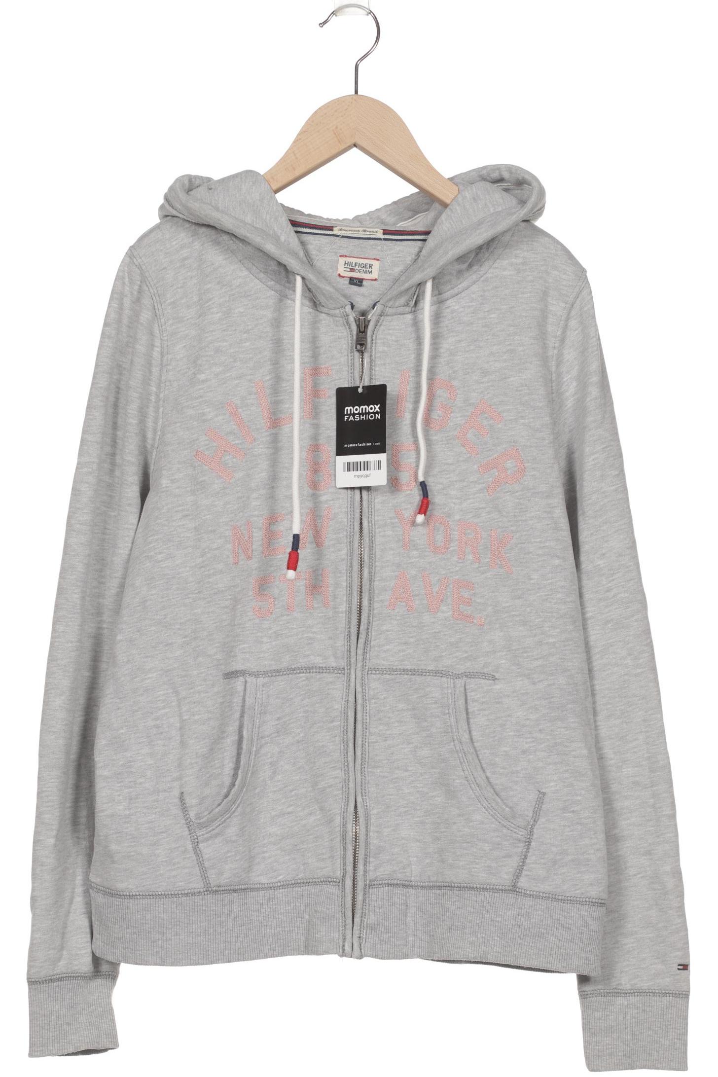 

Hilfiger Denim Damen Kapuzenpullover, grau, Gr. 44