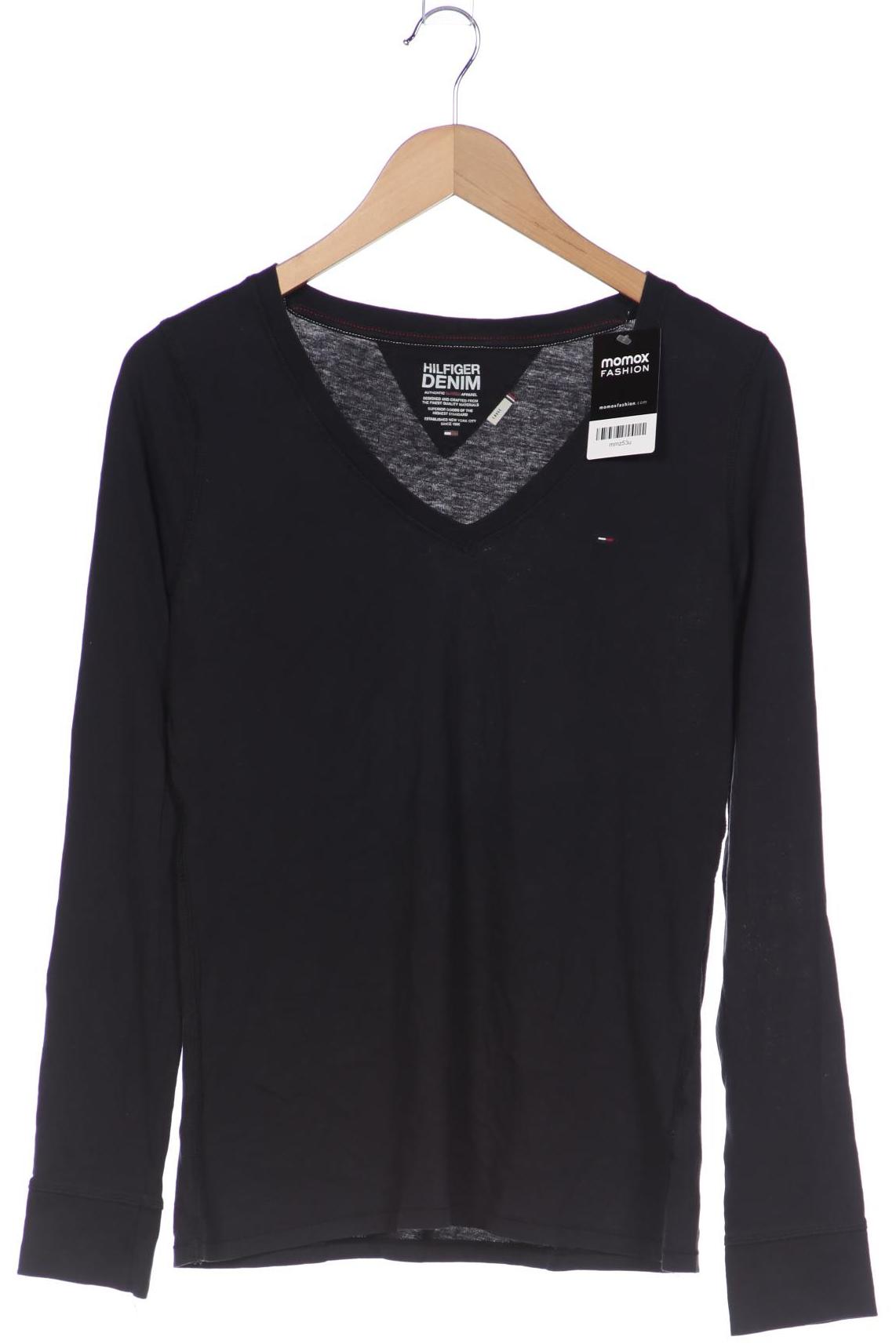 

HILFIGER DENIM Damen Langarmshirt, schwarz