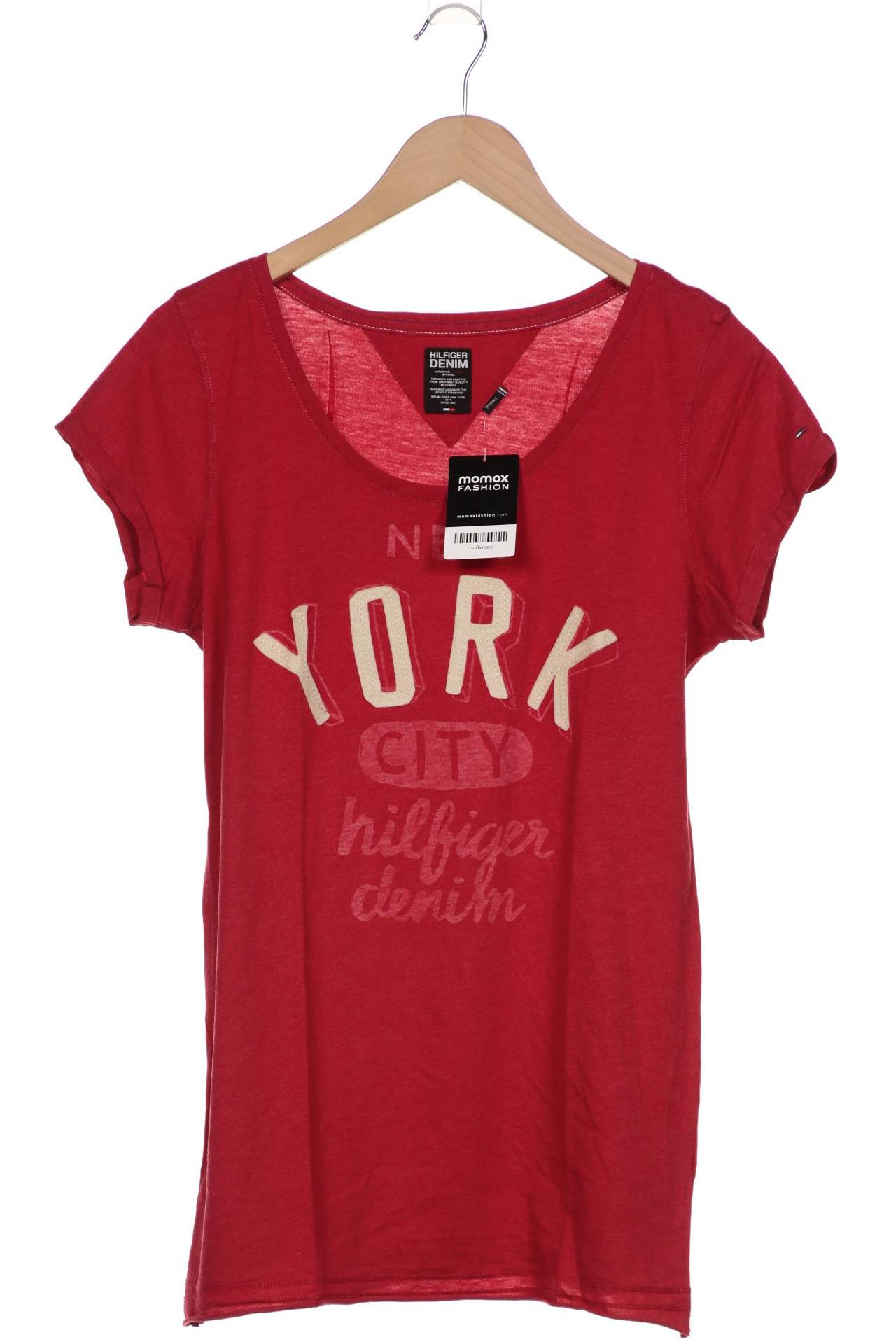 

Hilfiger Denim Damen T-Shirt, rot, Gr. 44