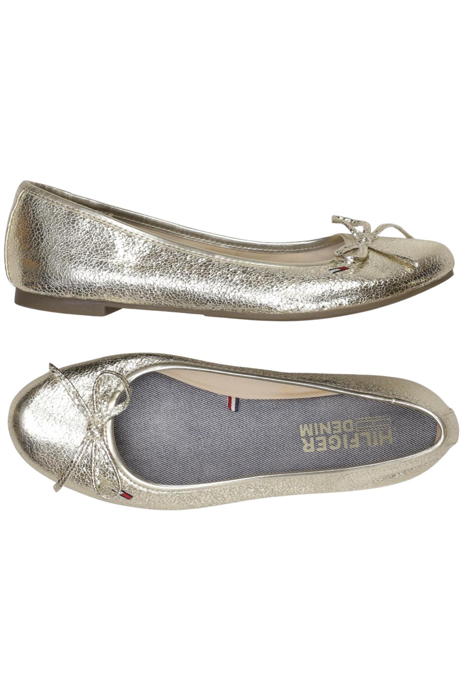 

Hilfiger Denim Damen Ballerinas, gold, Gr. 37