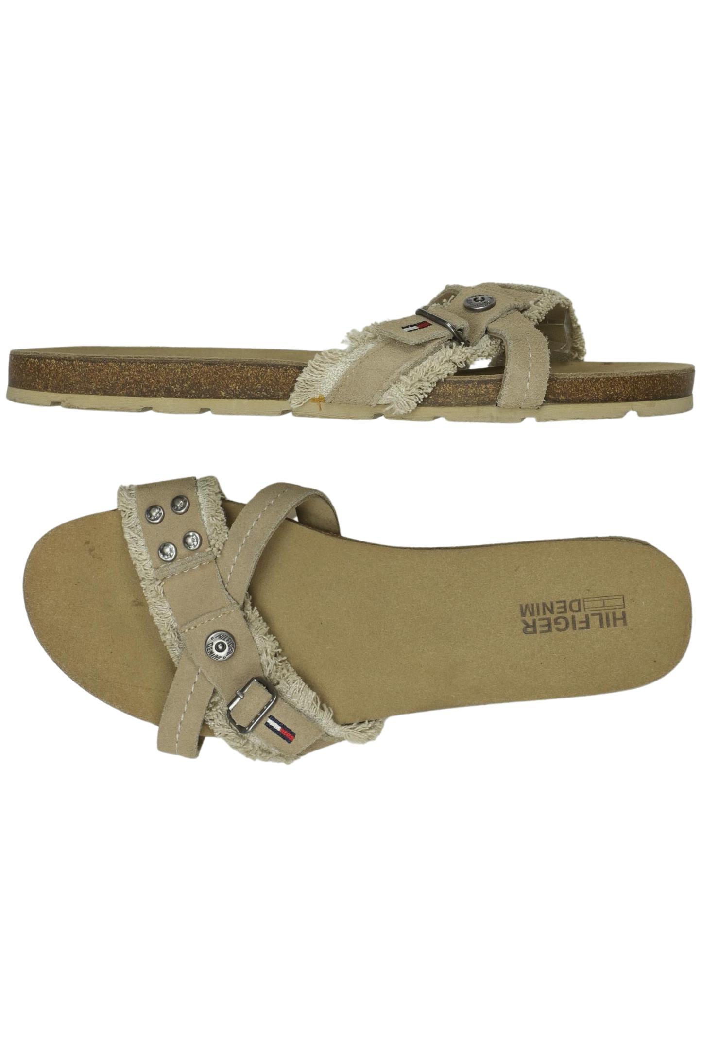 

Hilfiger Denim Damen Sandale, beige, Gr. 39