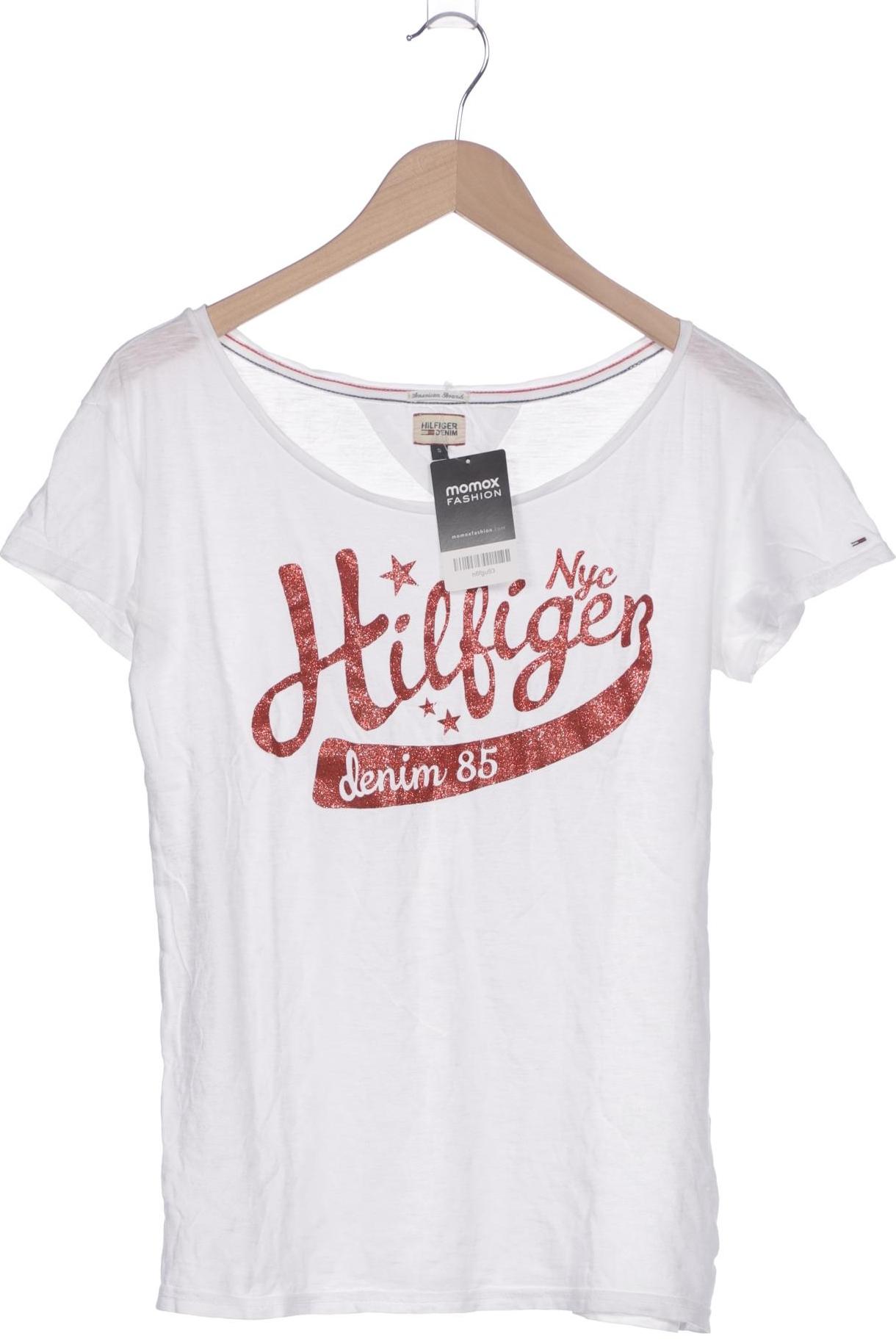 

Hilfiger Denim Damen T-Shirt, weiß, Gr. 36