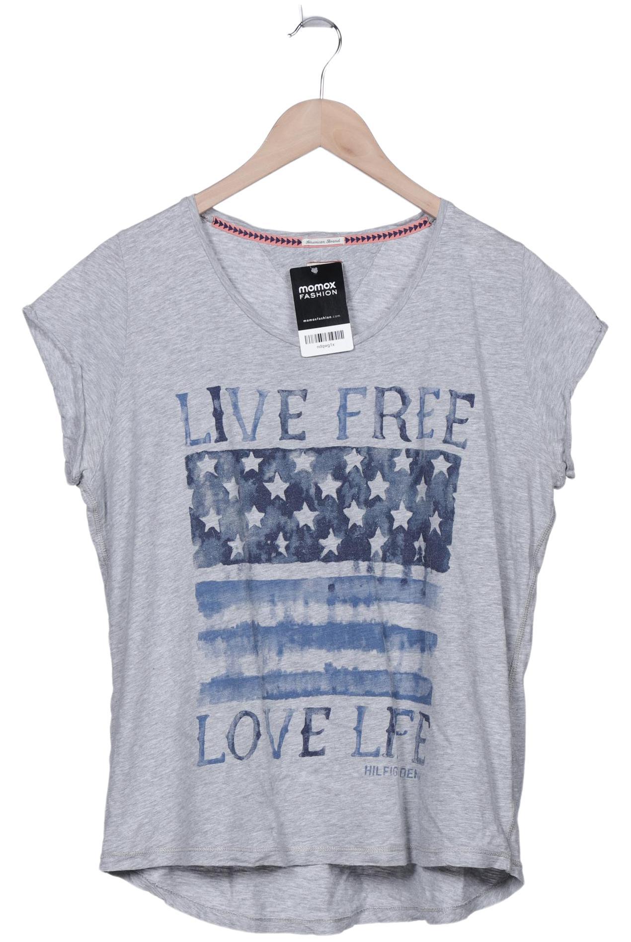 

Hilfiger Denim Damen T-Shirt, grau, Gr. 38