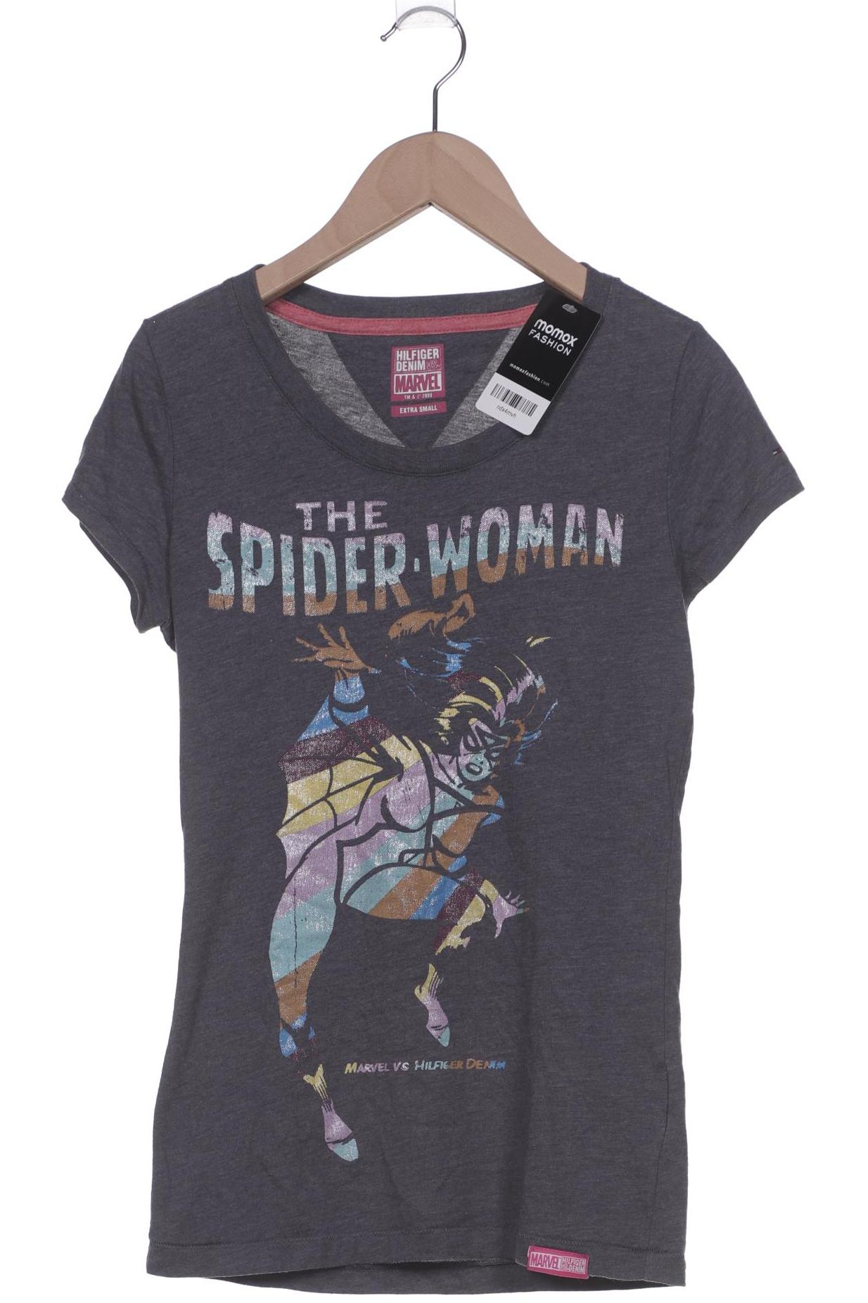 

Hilfiger Denim Damen T-Shirt, grau, Gr. 34