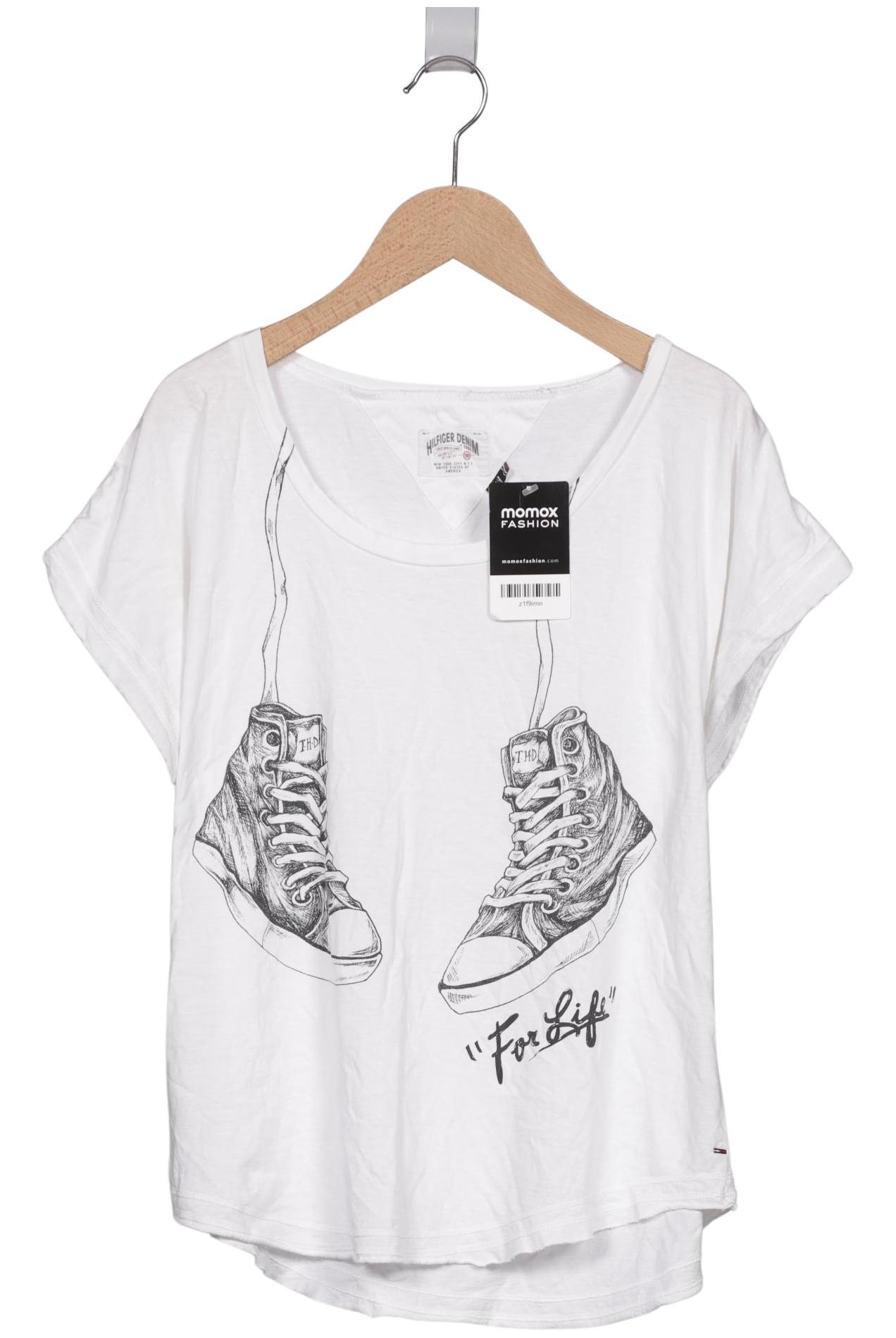 

Hilfiger Denim Damen T-Shirt, weiß, Gr. 36