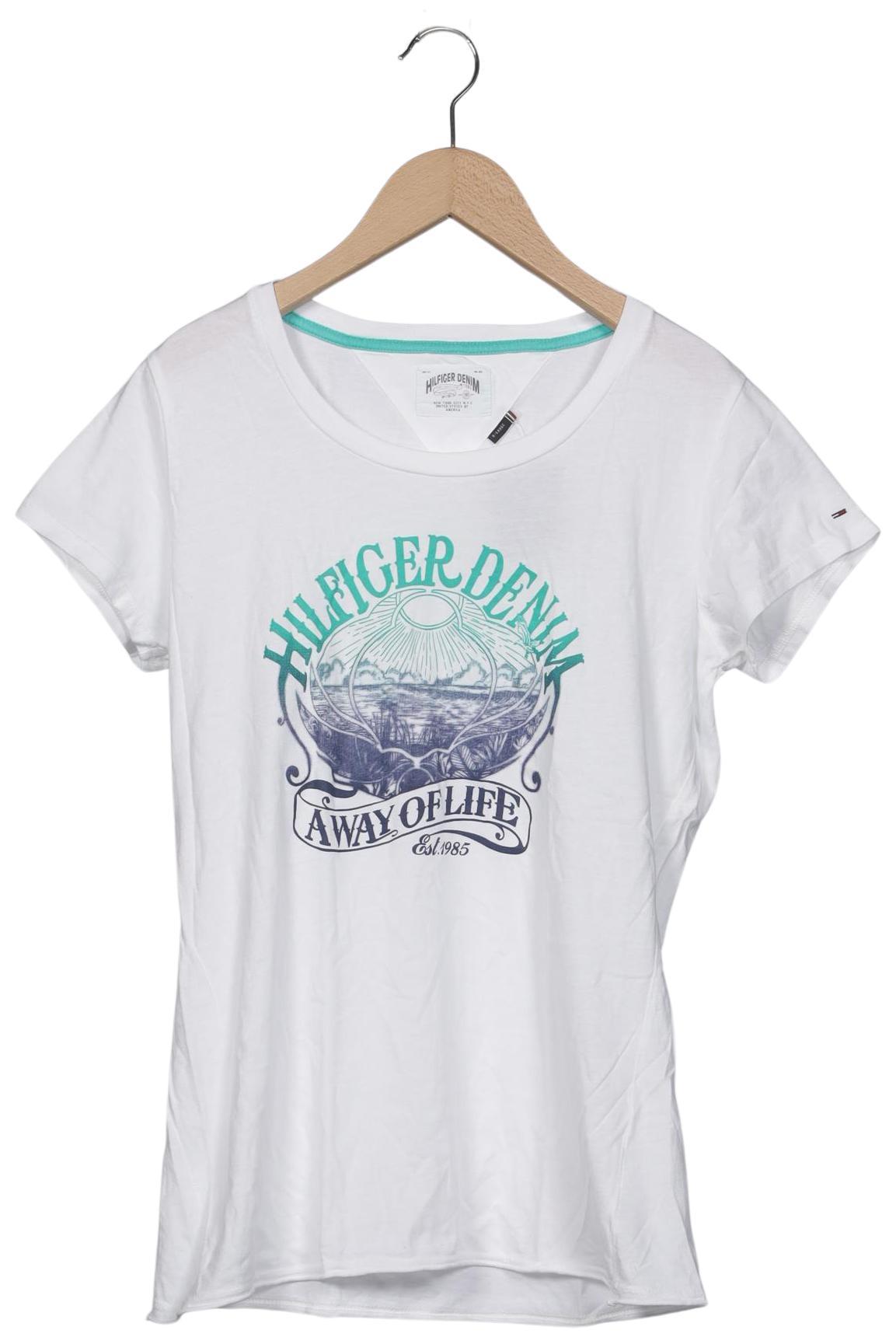 

Hilfiger Denim Damen T-Shirt, weiß, Gr. 44