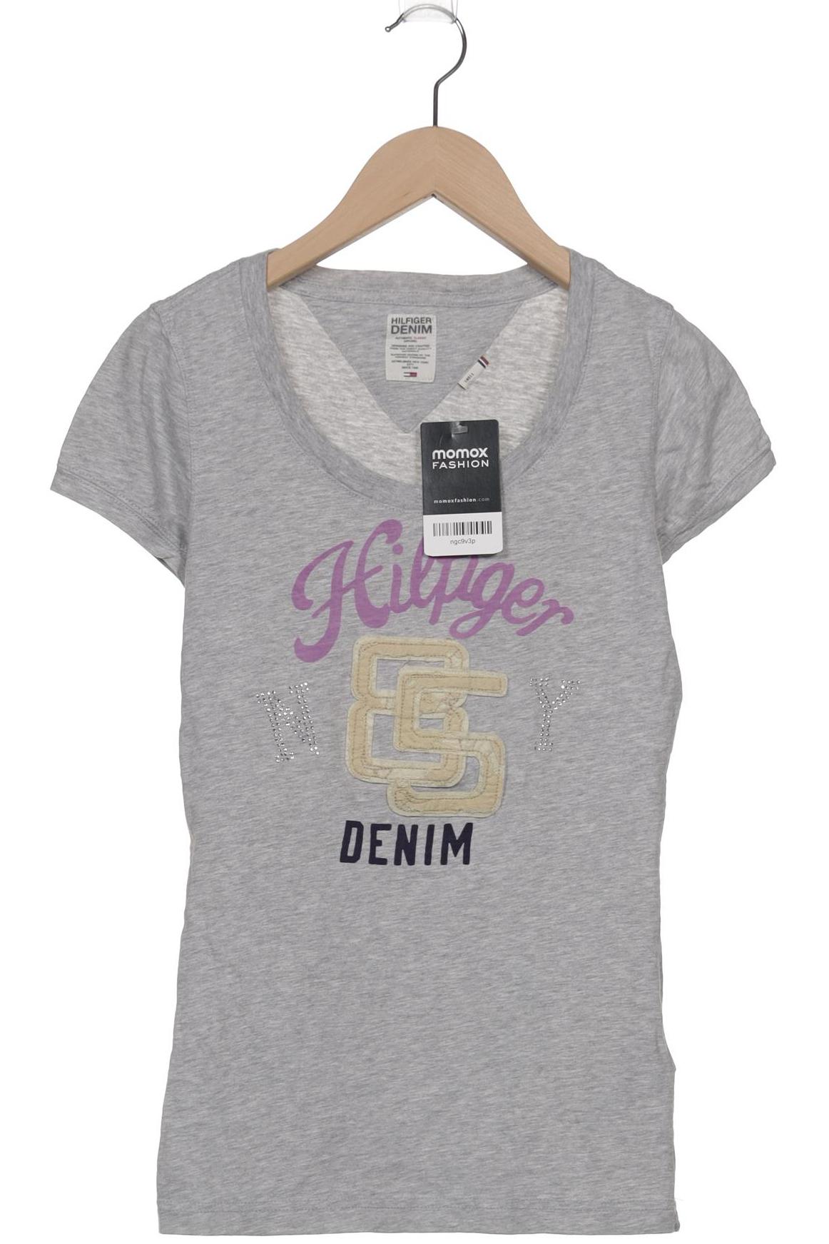 

Hilfiger Denim Damen T-Shirt, grau, Gr. 36