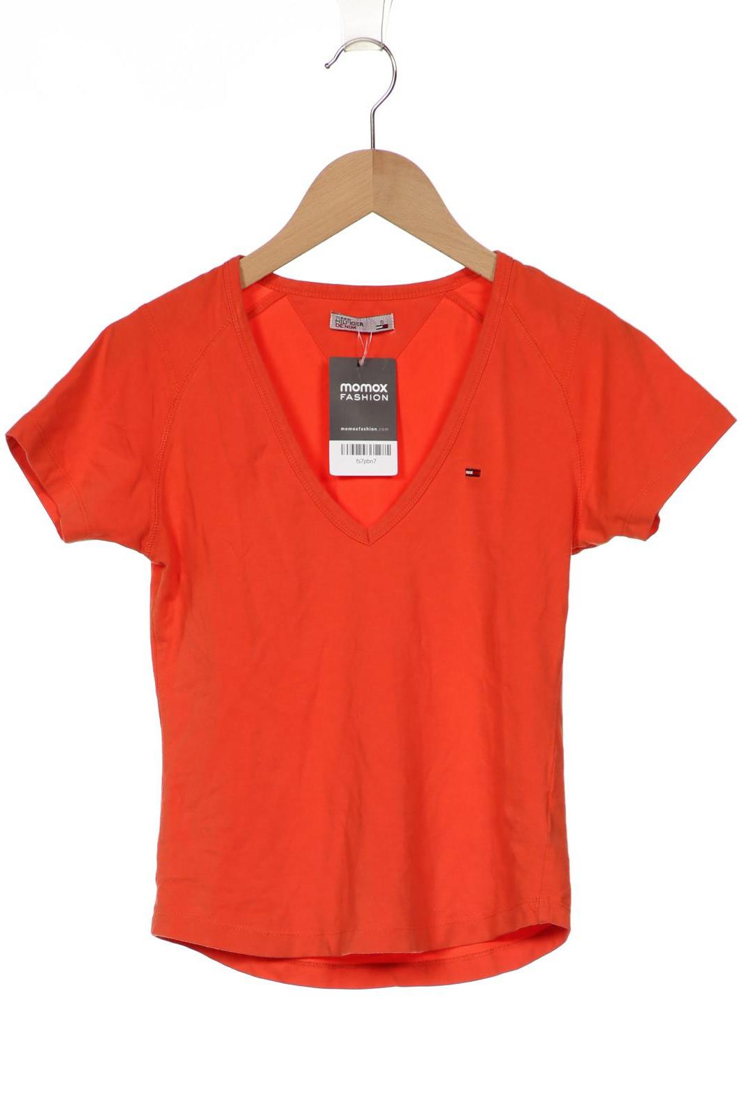 

Hilfiger Denim Damen T-Shirt, orange, Gr. 36