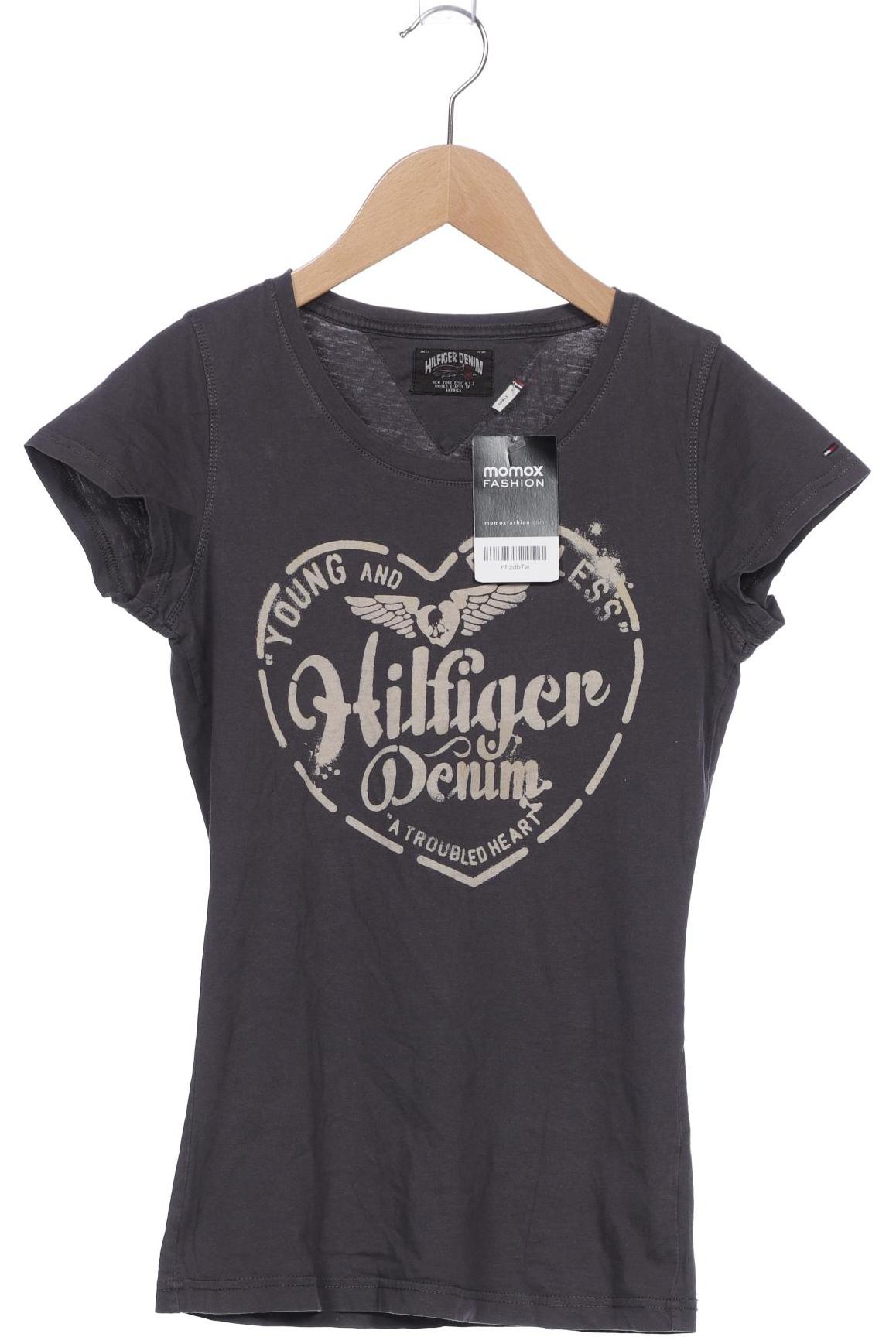 

Hilfiger Denim Damen T-Shirt, grau, Gr. 36
