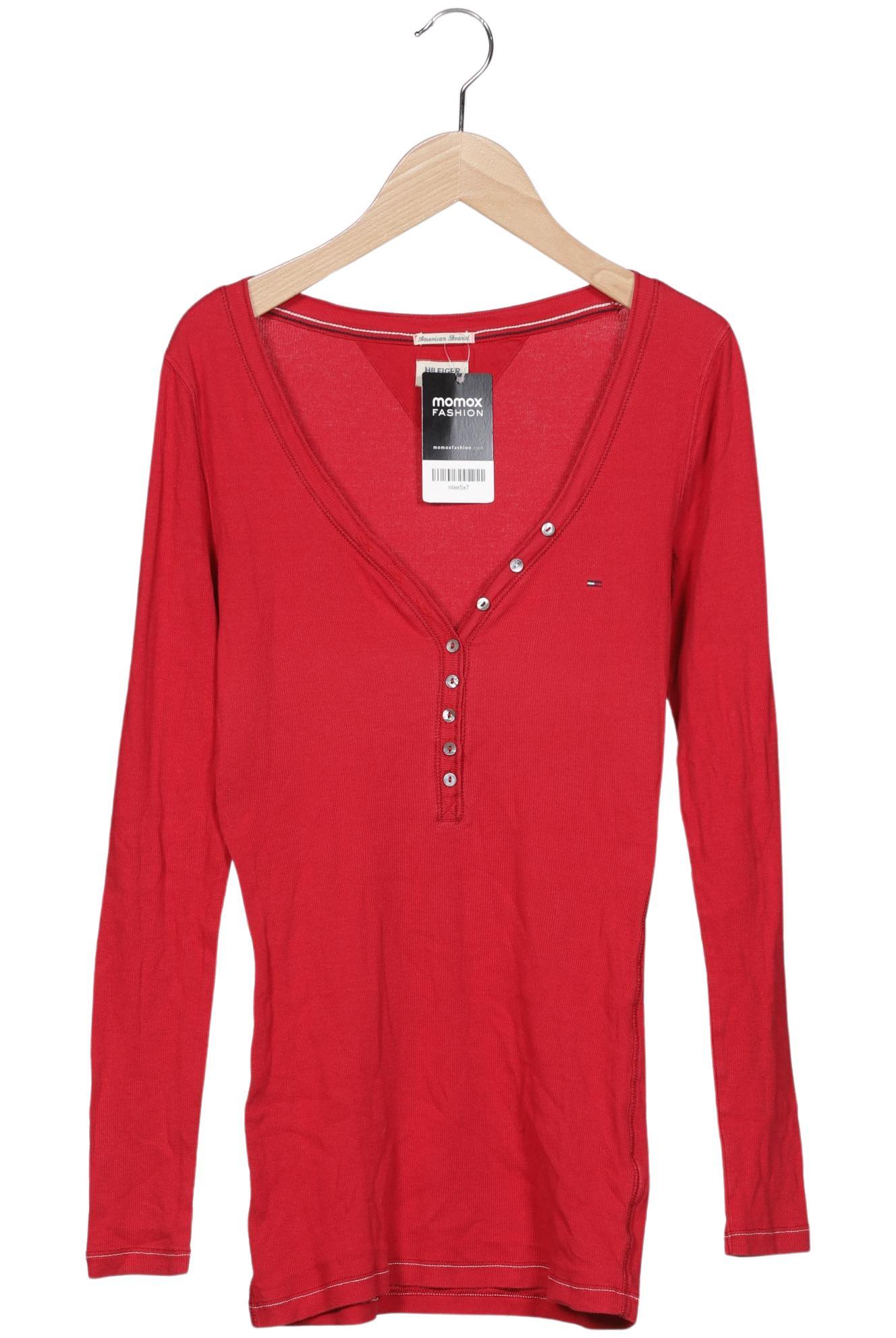 

Hilfiger Denim Damen Langarmshirt, rot, Gr. 42