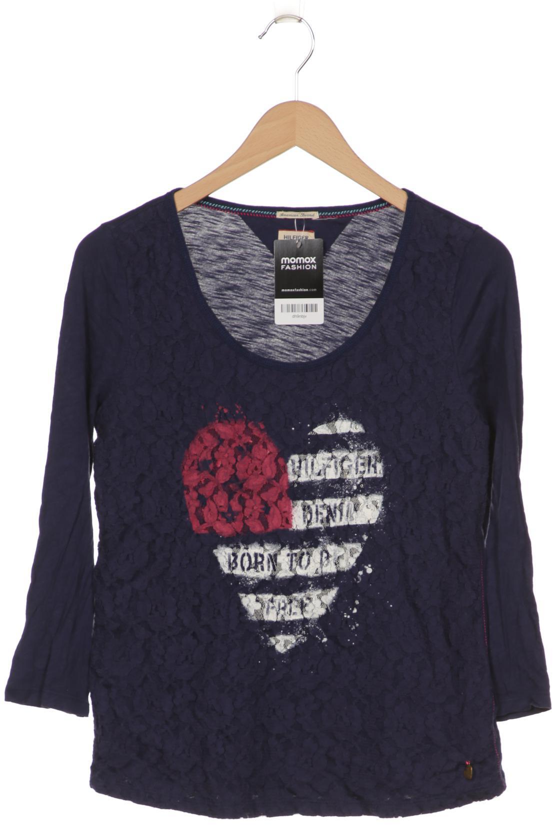 

HILFIGER DENIM Damen Langarmshirt, marineblau