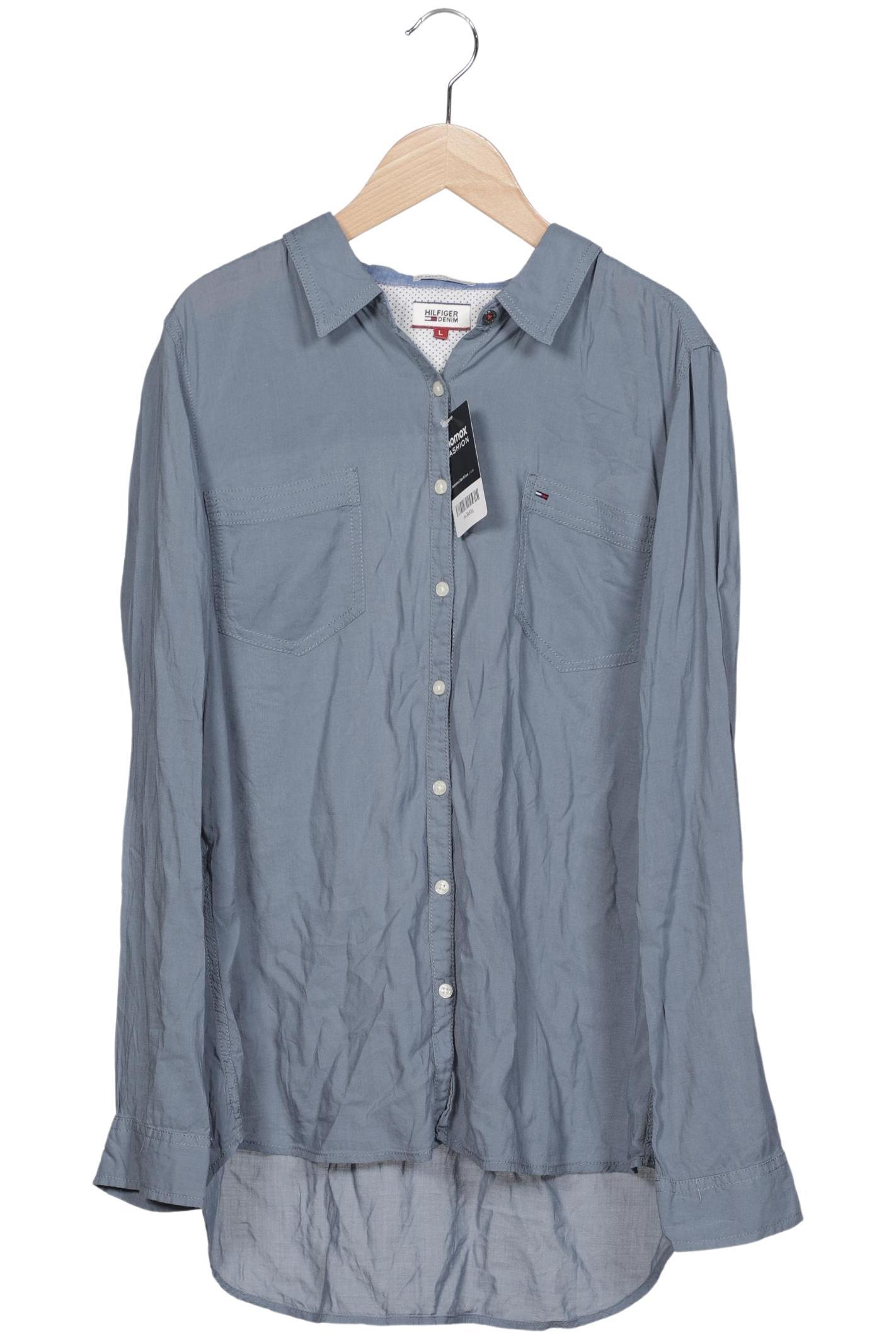 

Hilfiger Denim Damen Bluse, blau, Gr. 42