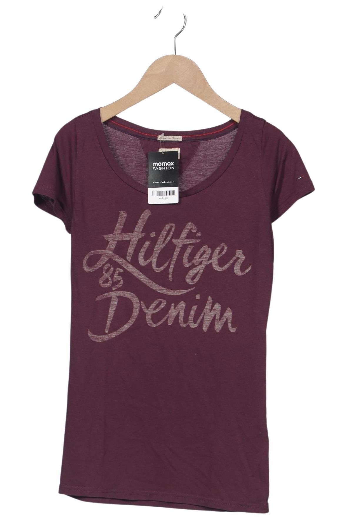 

Hilfiger Denim Damen T-Shirt, bordeaux, Gr. 34