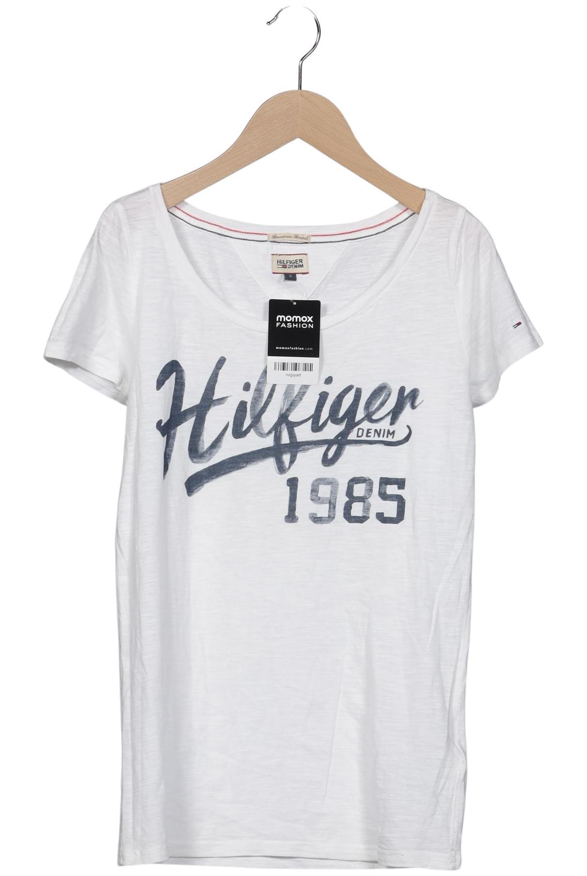 

Hilfiger Denim Damen T-Shirt, cremeweiß, Gr. 36