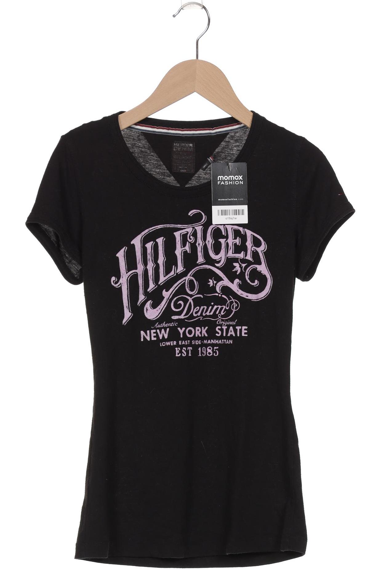 

Hilfiger Denim Damen T-Shirt, schwarz, Gr. 36