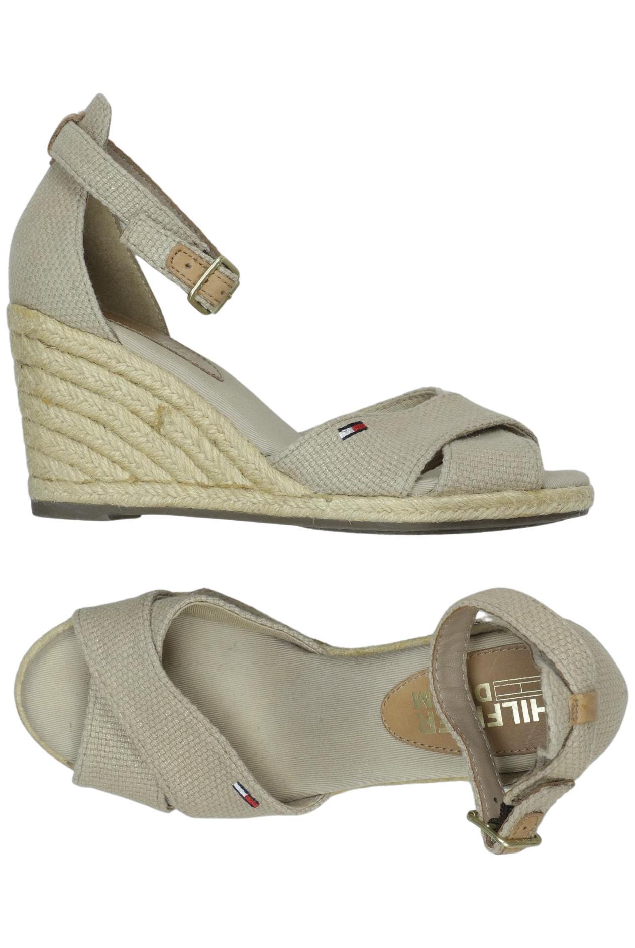 

Hilfiger Denim Damen Sandale, beige, Gr. 36