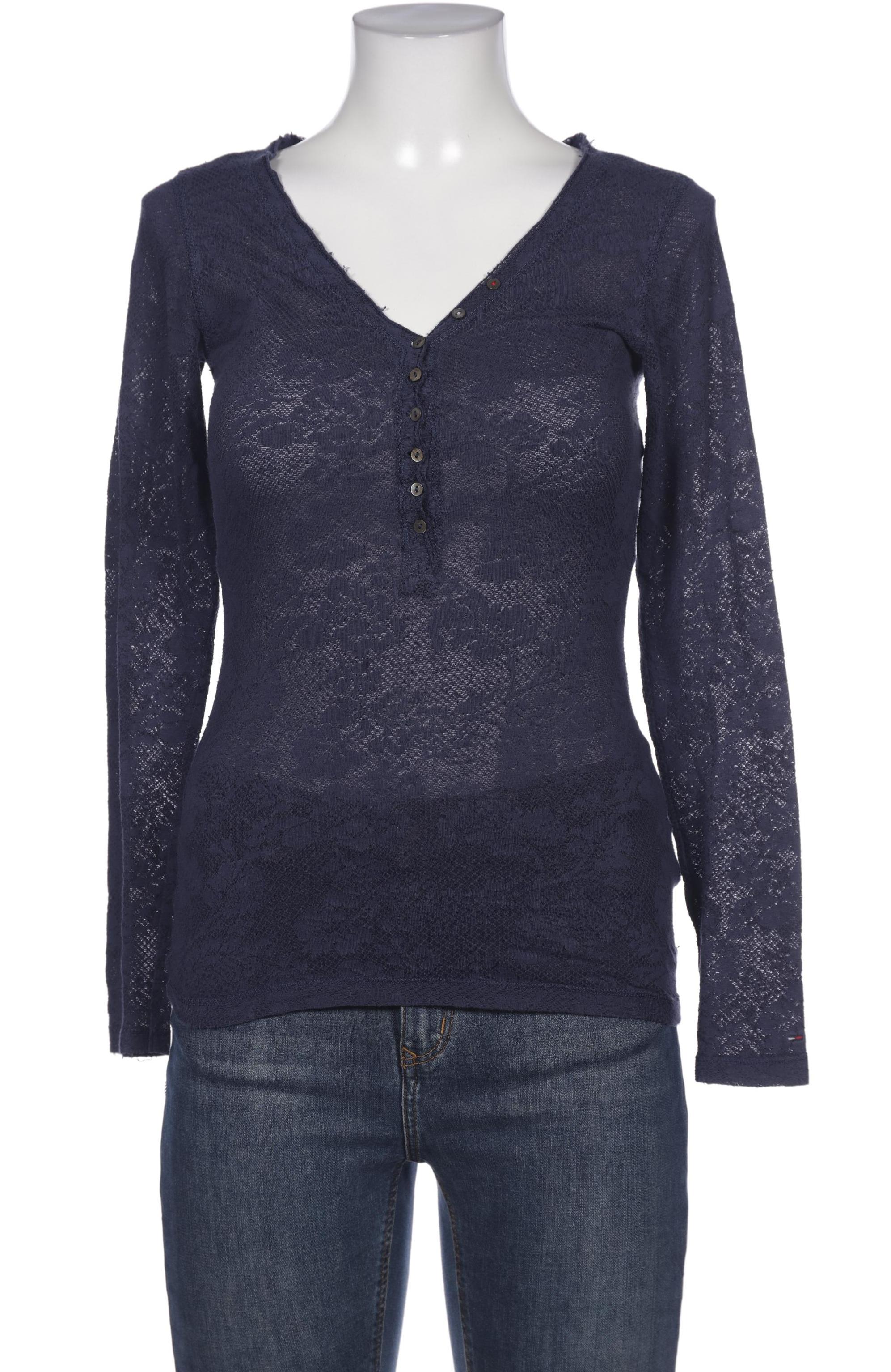 

HILFIGER DENIM Damen Langarmshirt, marineblau