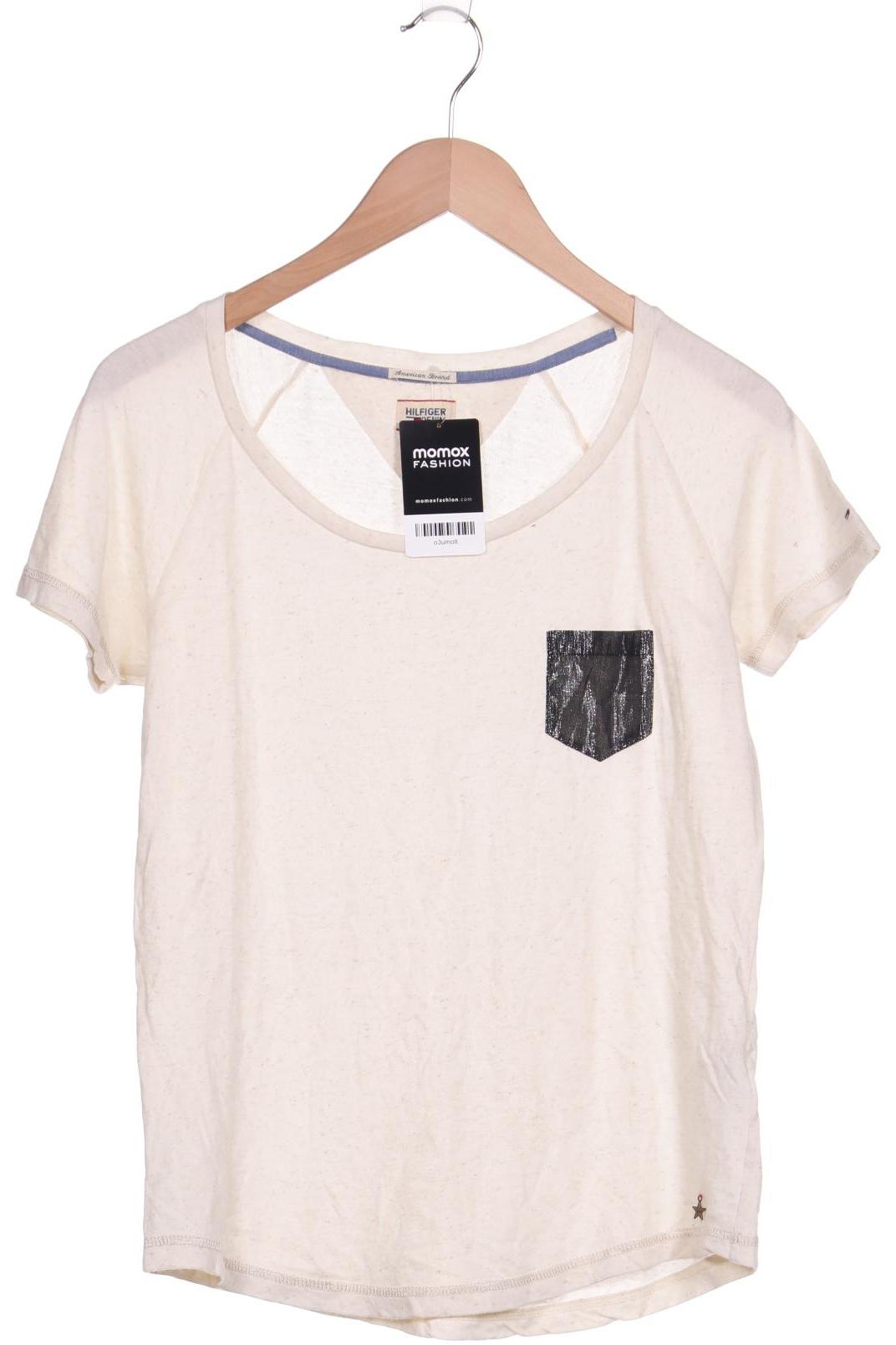

HILFIGER DENIM Damen T-Shirt, cremeweiß