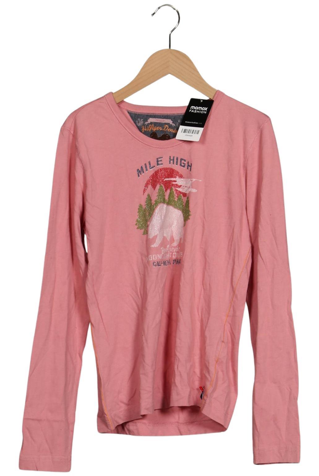 

Hilfiger Denim Damen Langarmshirt, pink, Gr. 38