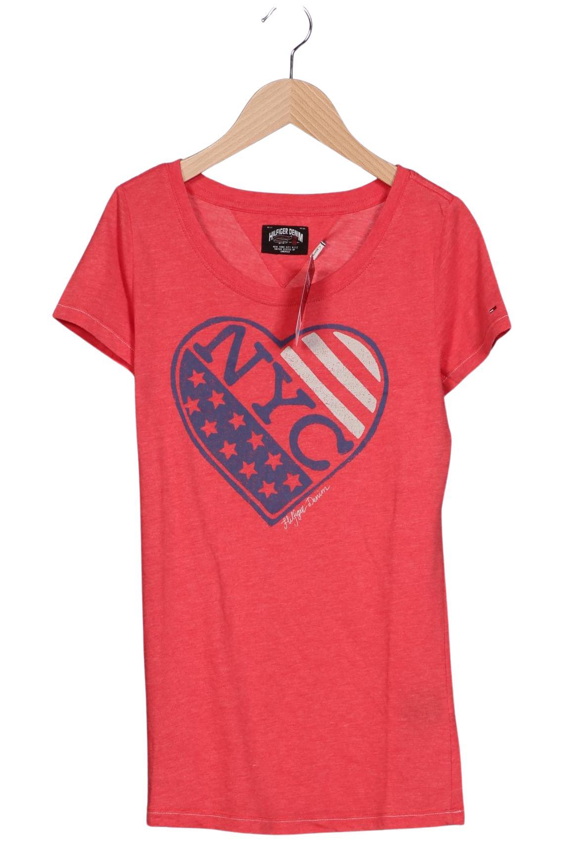

Hilfiger Denim Damen T-Shirt, pink, Gr. 38