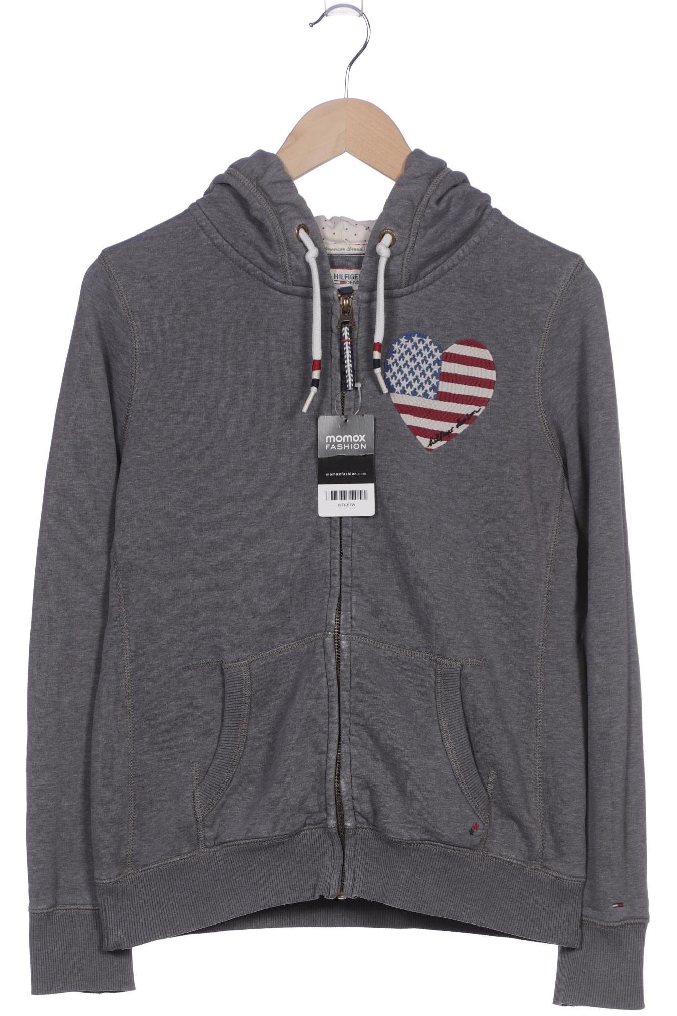 

Hilfiger Denim Damen Kapuzenpullover, grau, Gr. 38