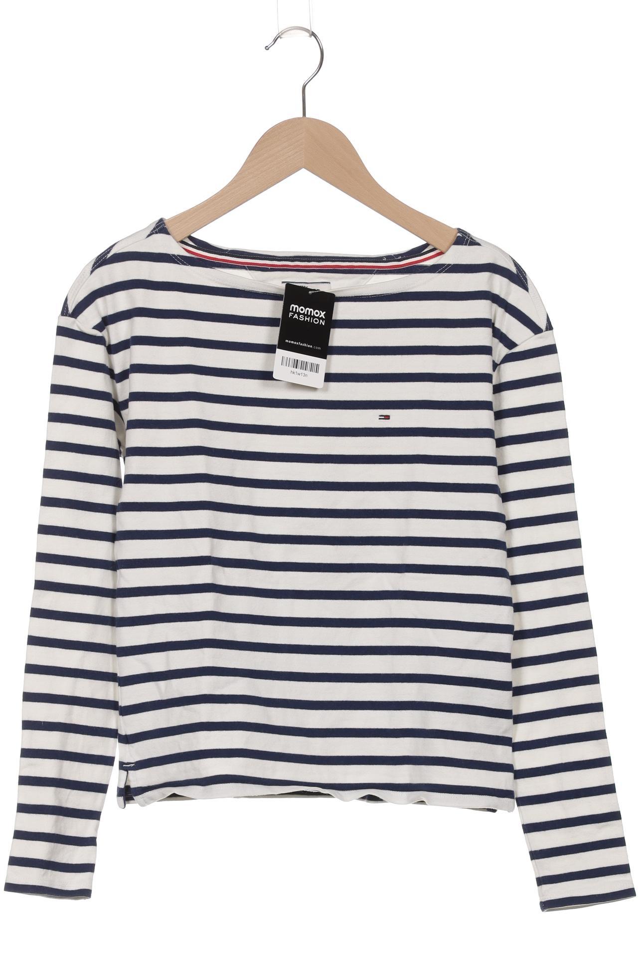 

Hilfiger Denim Damen Langarmshirt, weiß, Gr. 34