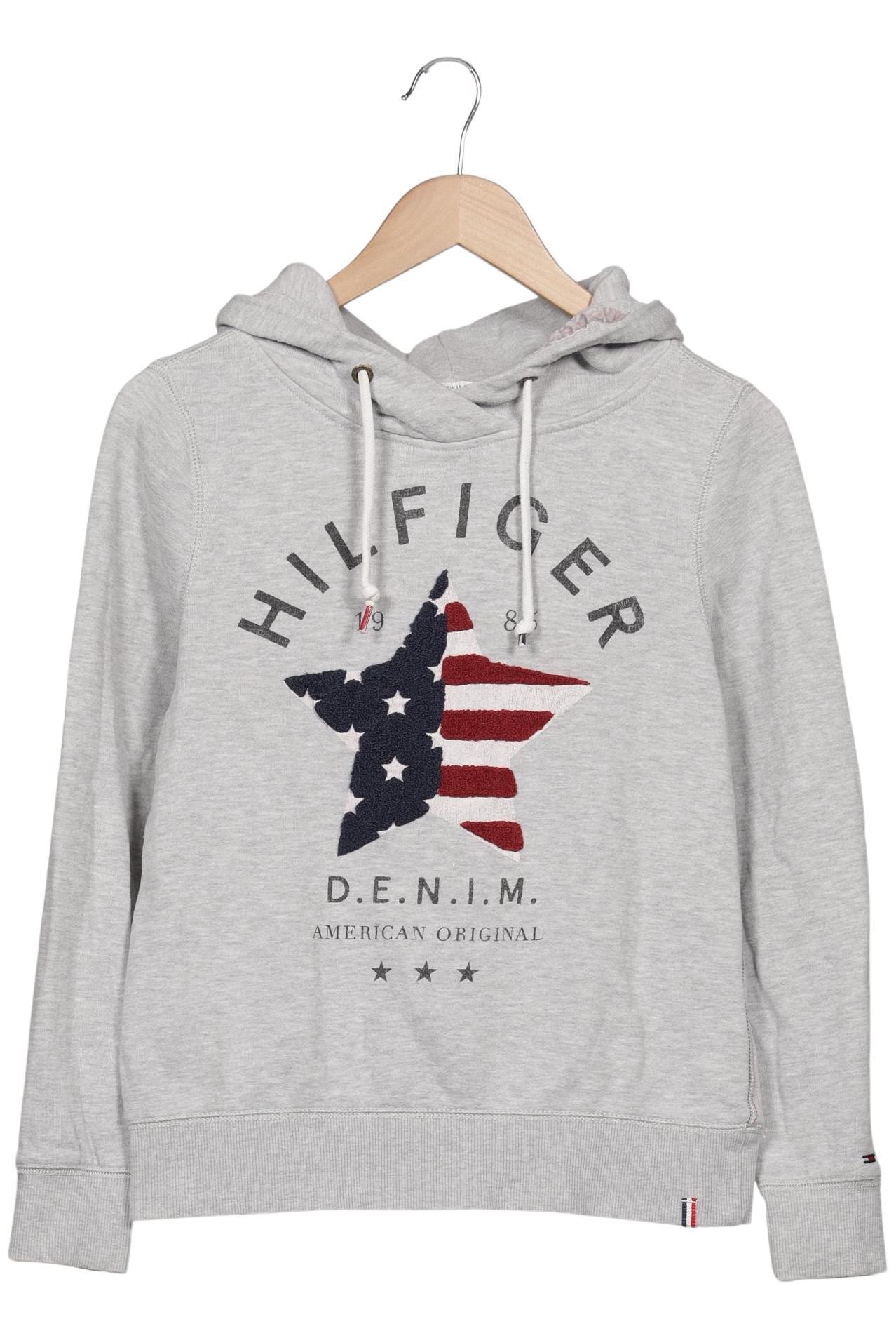 

Hilfiger Denim Damen Kapuzenpullover, grau, Gr. 34