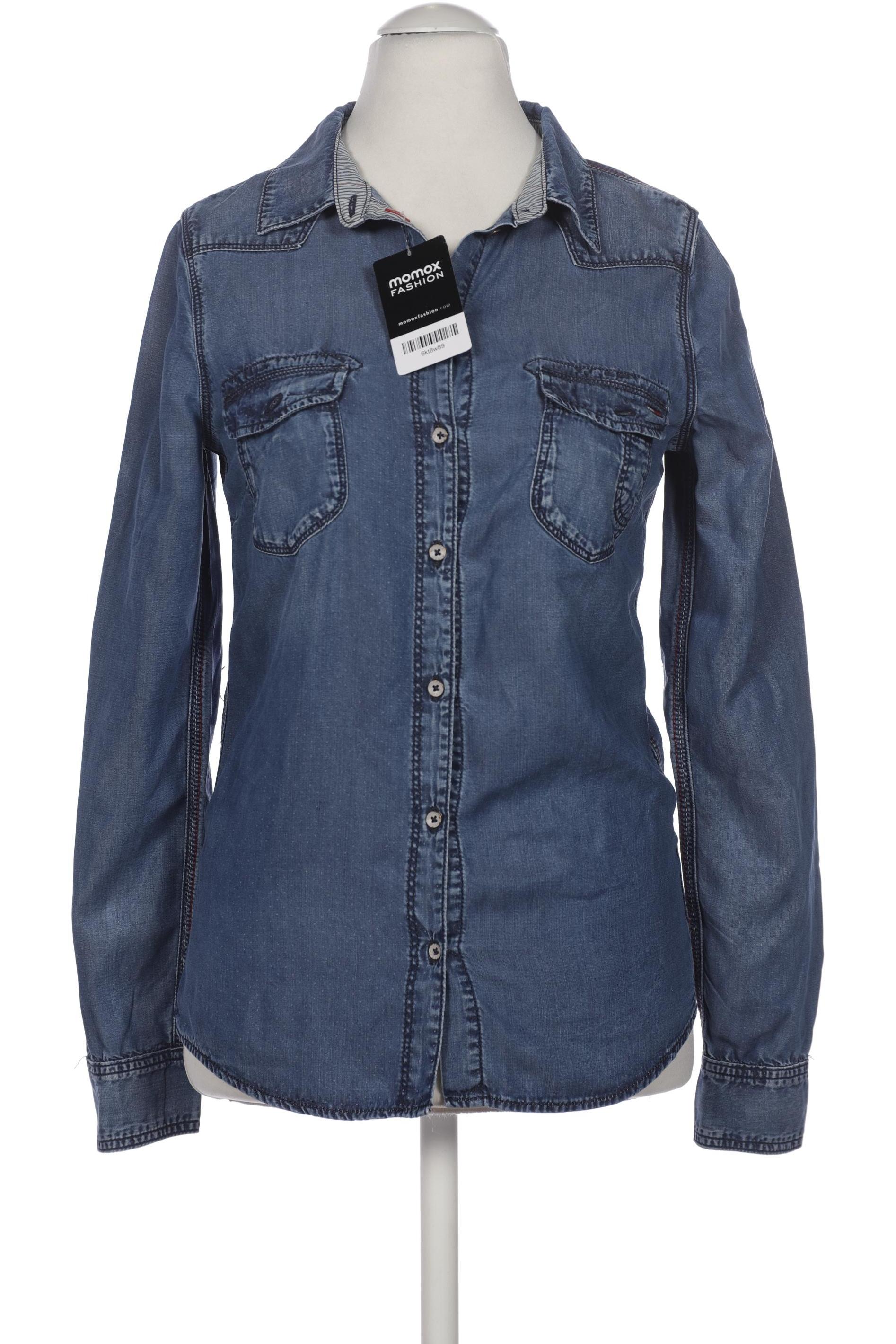 

Hilfiger Denim Damen Bluse, blau, Gr. 36