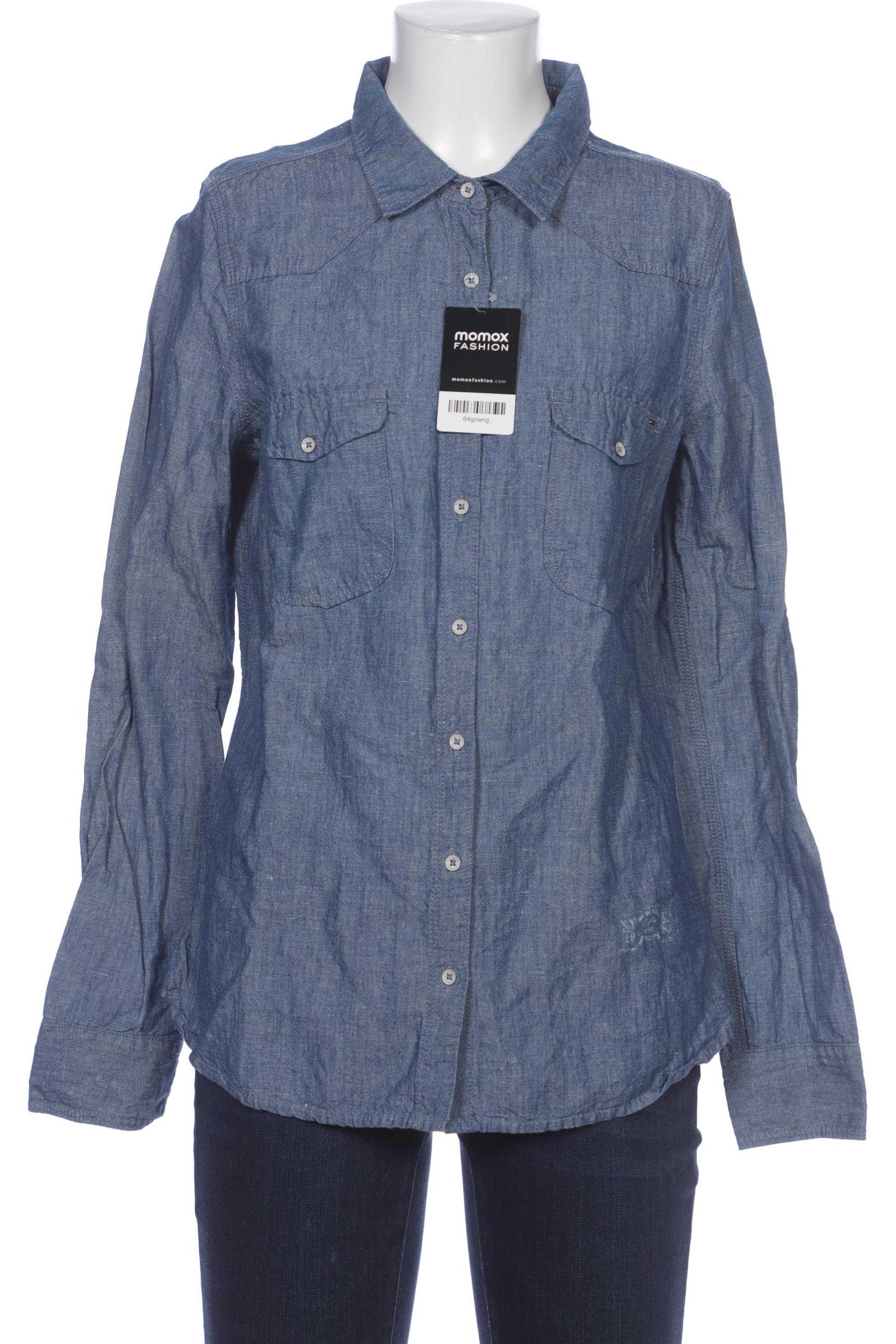 

Hilfiger Denim Damen Bluse, blau, Gr. 38