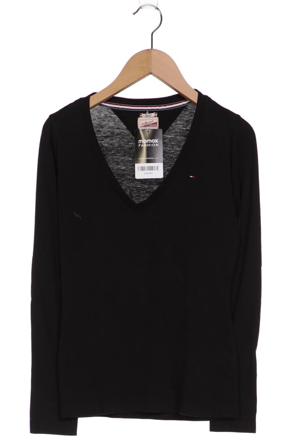 

HILFIGER DENIM Damen Langarmshirt, schwarz